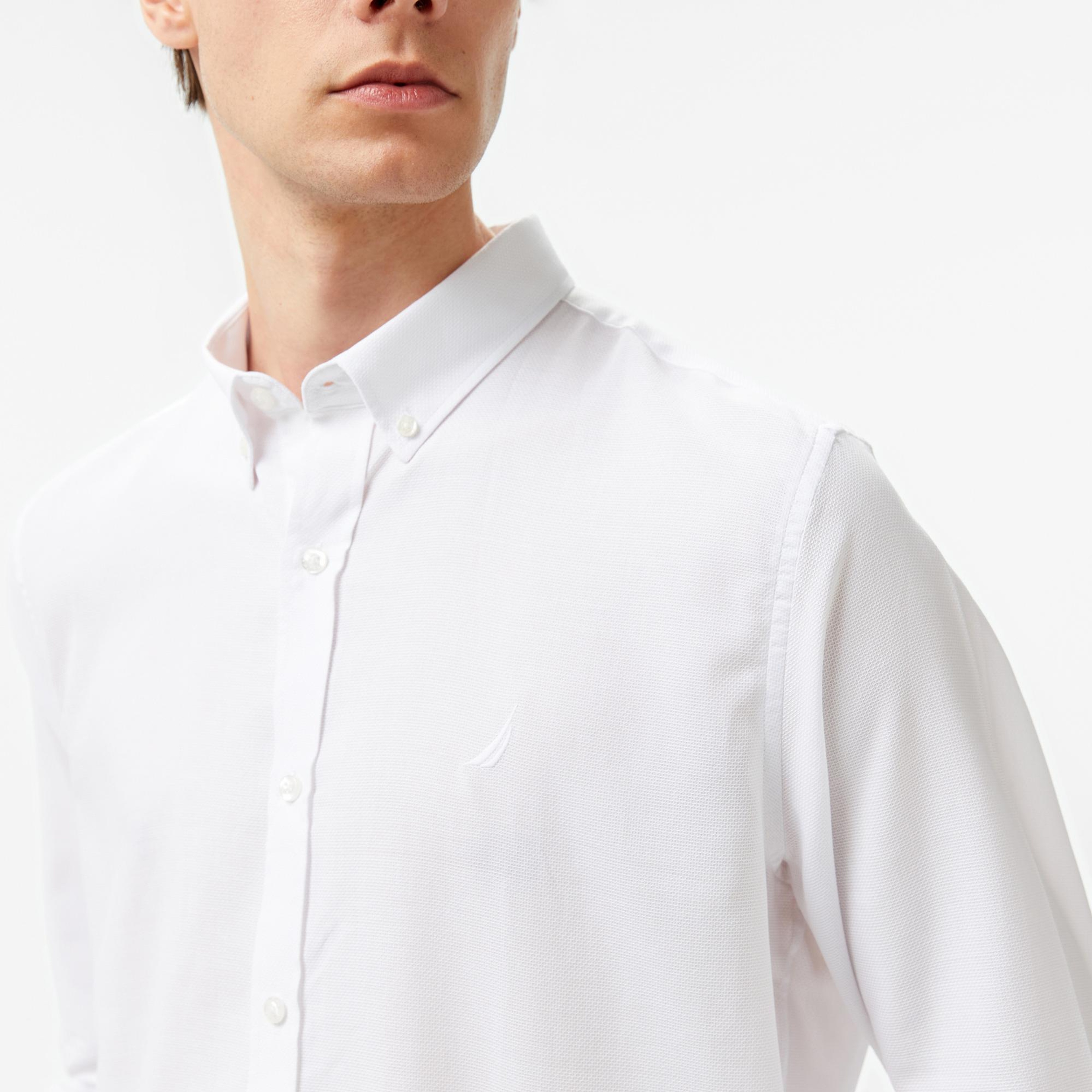 Nautica Erkek Beyaz Gömlek