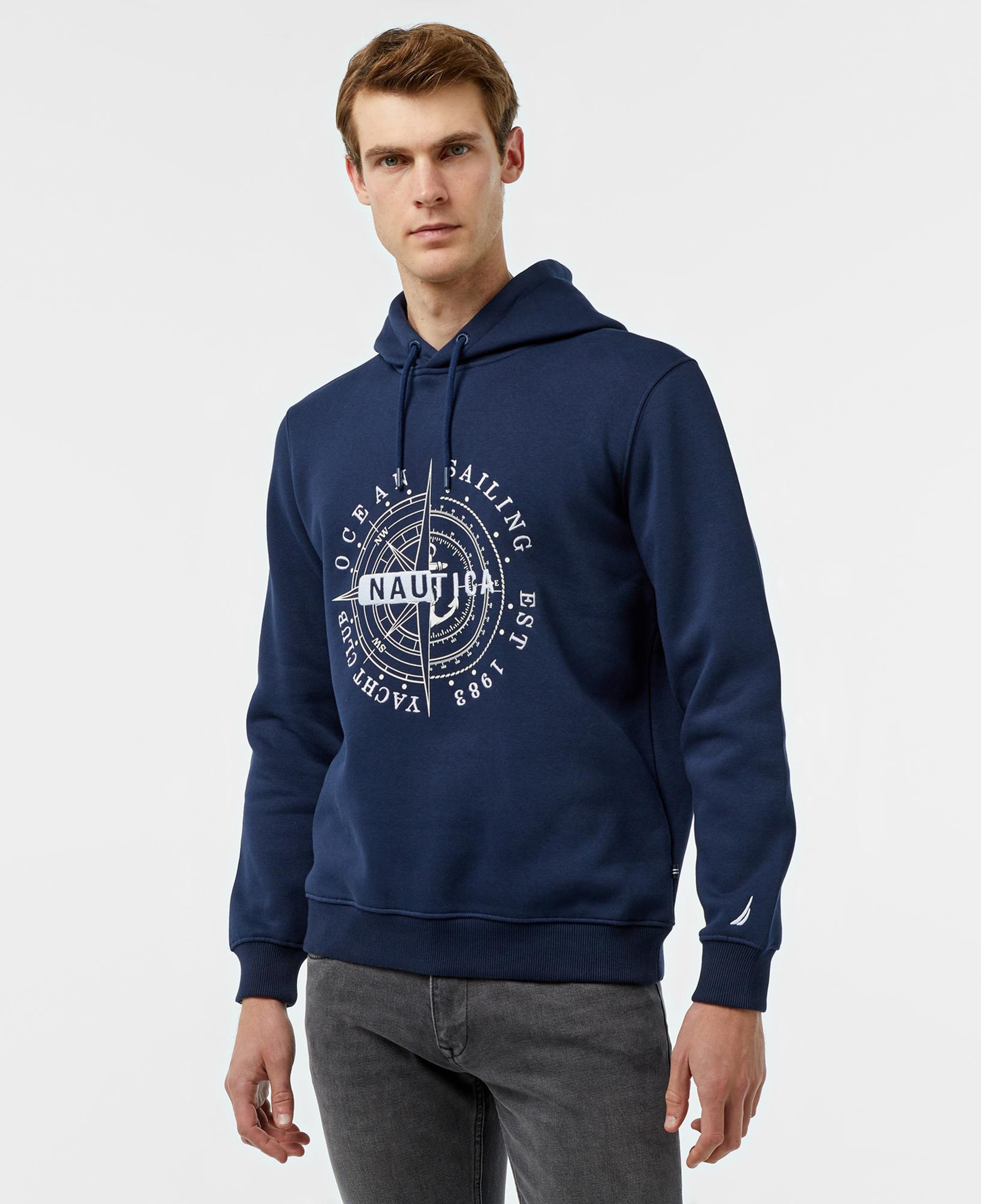Nautica Erkek Lacivert Regular Fit Sweatshirt