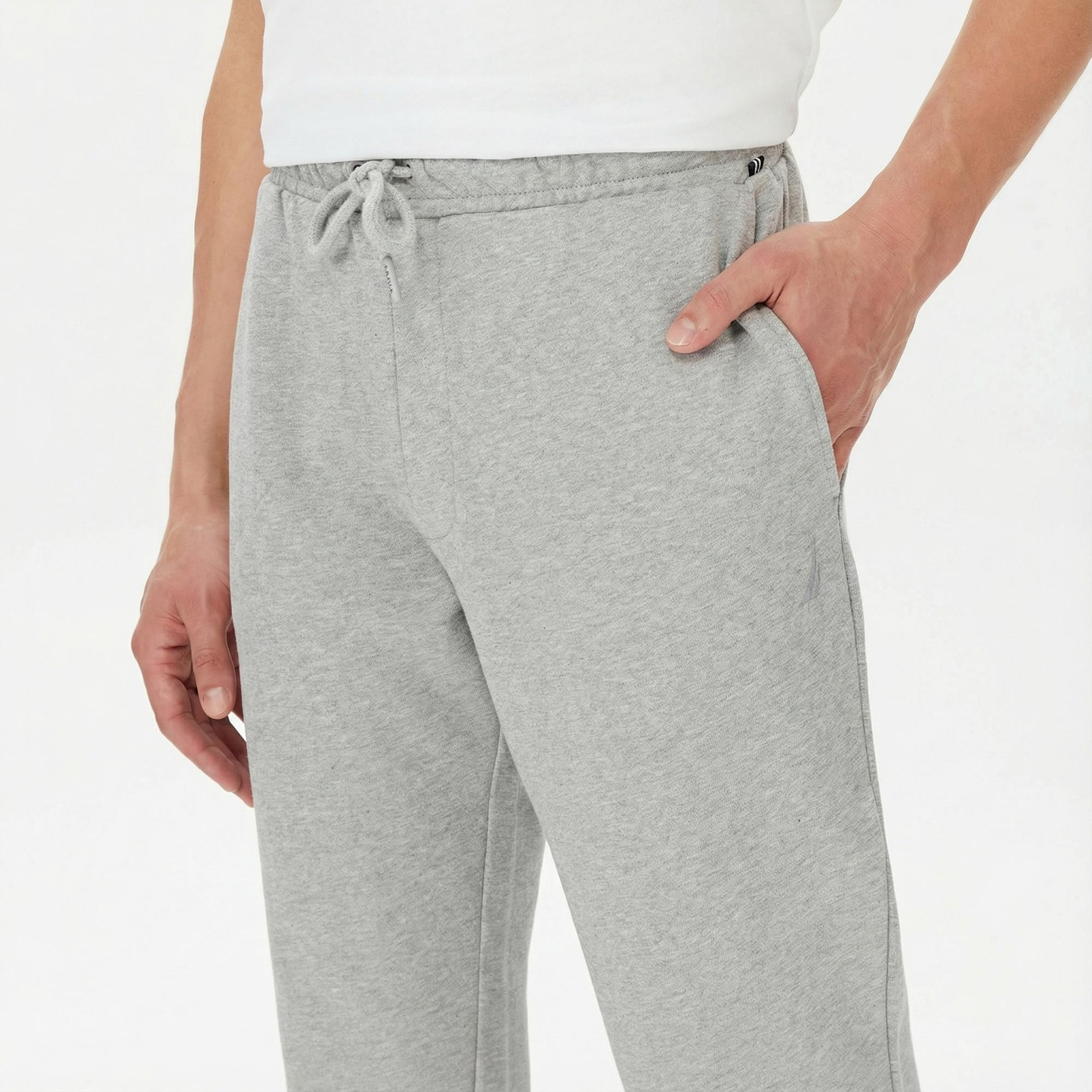 Nautica Erkek Gri Standart Fit Eşofman Altı