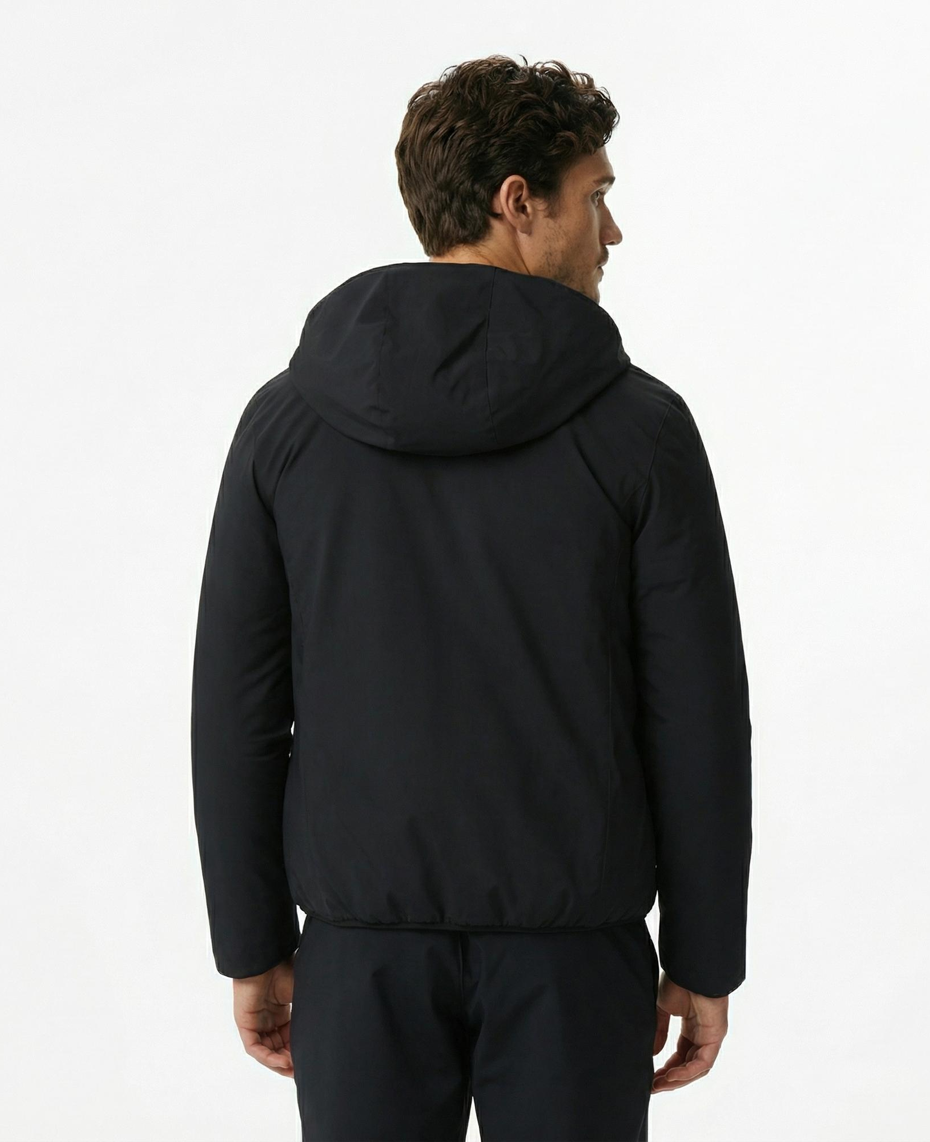 Nautica Erkek Siyah Regular Fit Çift Taraflı Mont