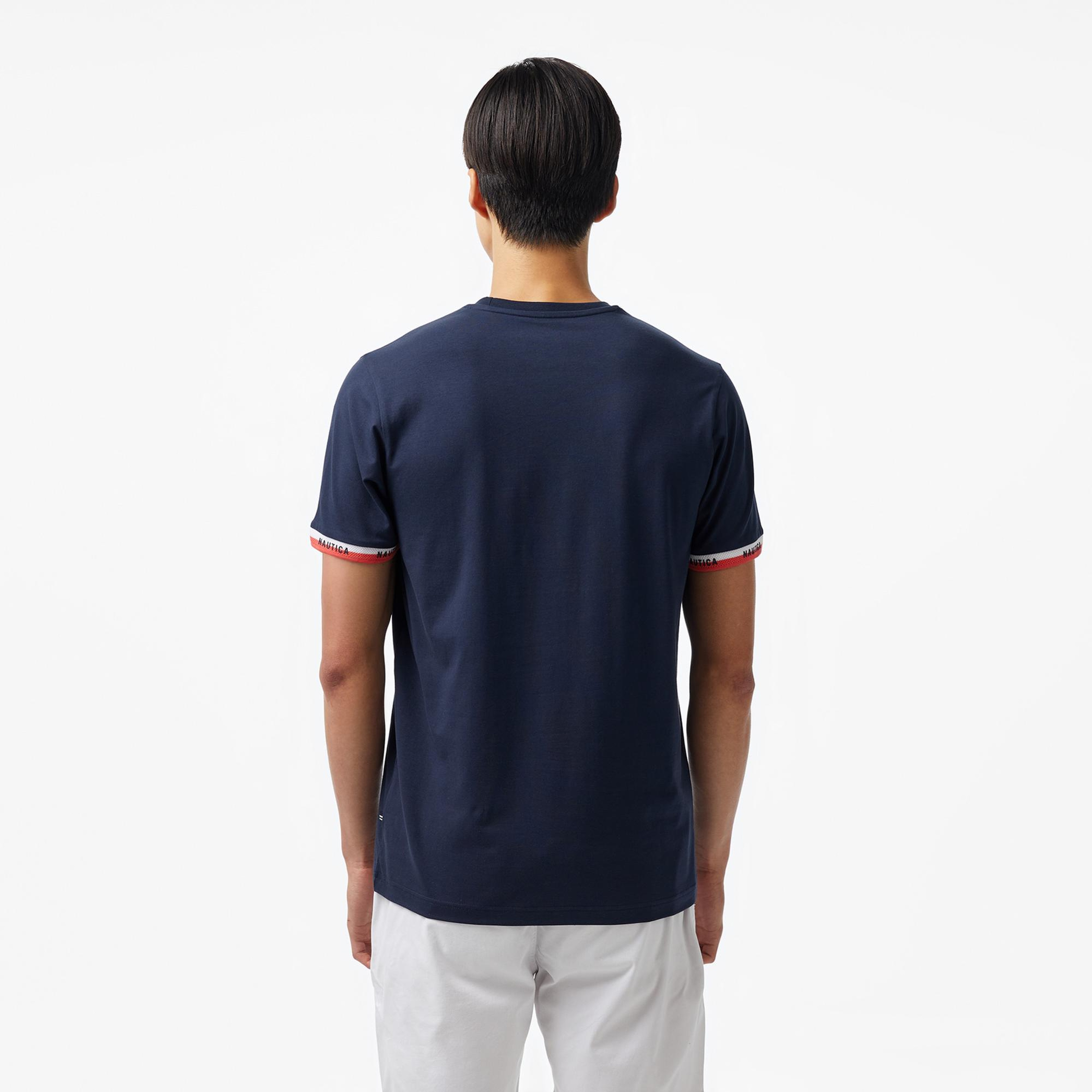 Nautica Erkek Lacivert Regular Fit T-Shirt