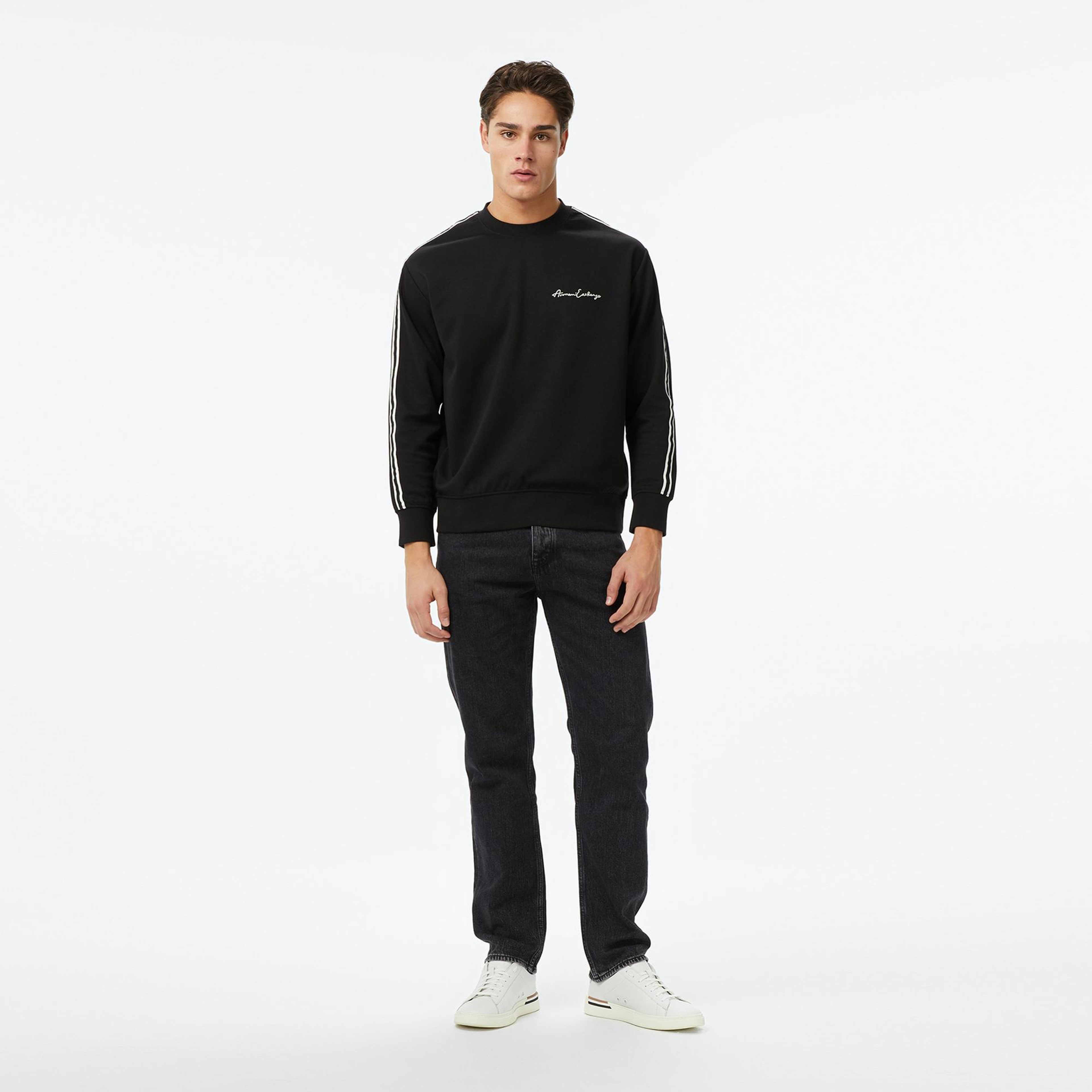 Armani Exchange Erkek Siyah Sweatshirt