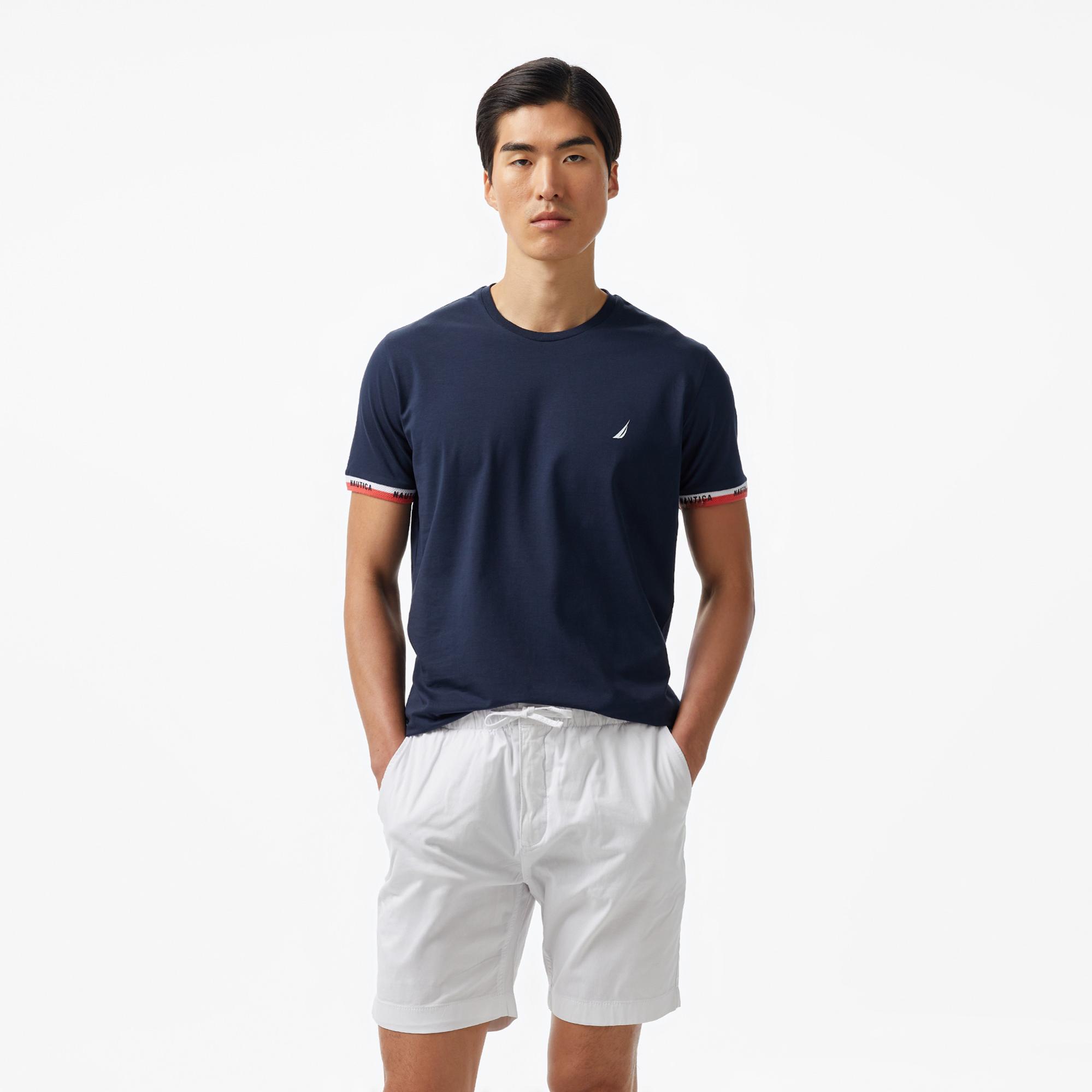 Nautica Erkek Lacivert Regular Fit T-Shirt