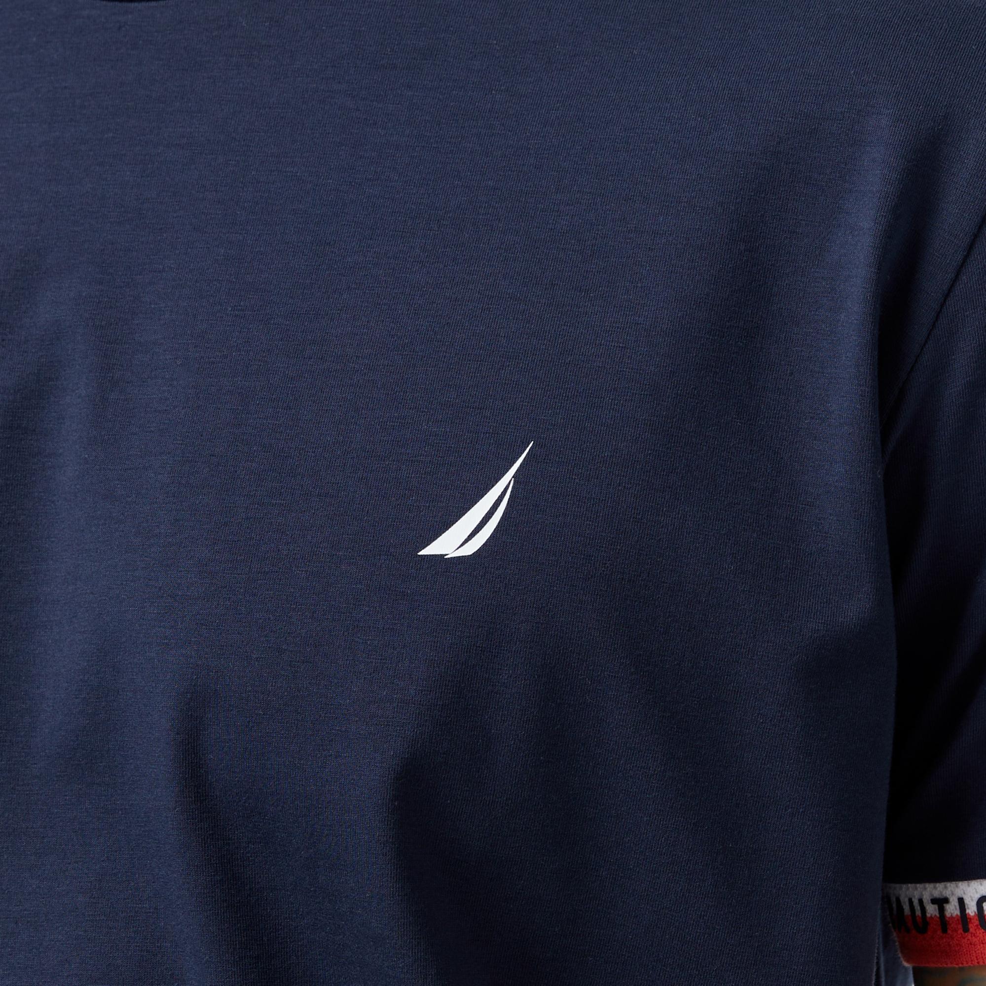 Nautica Erkek Lacivert Regular Fit T-Shirt