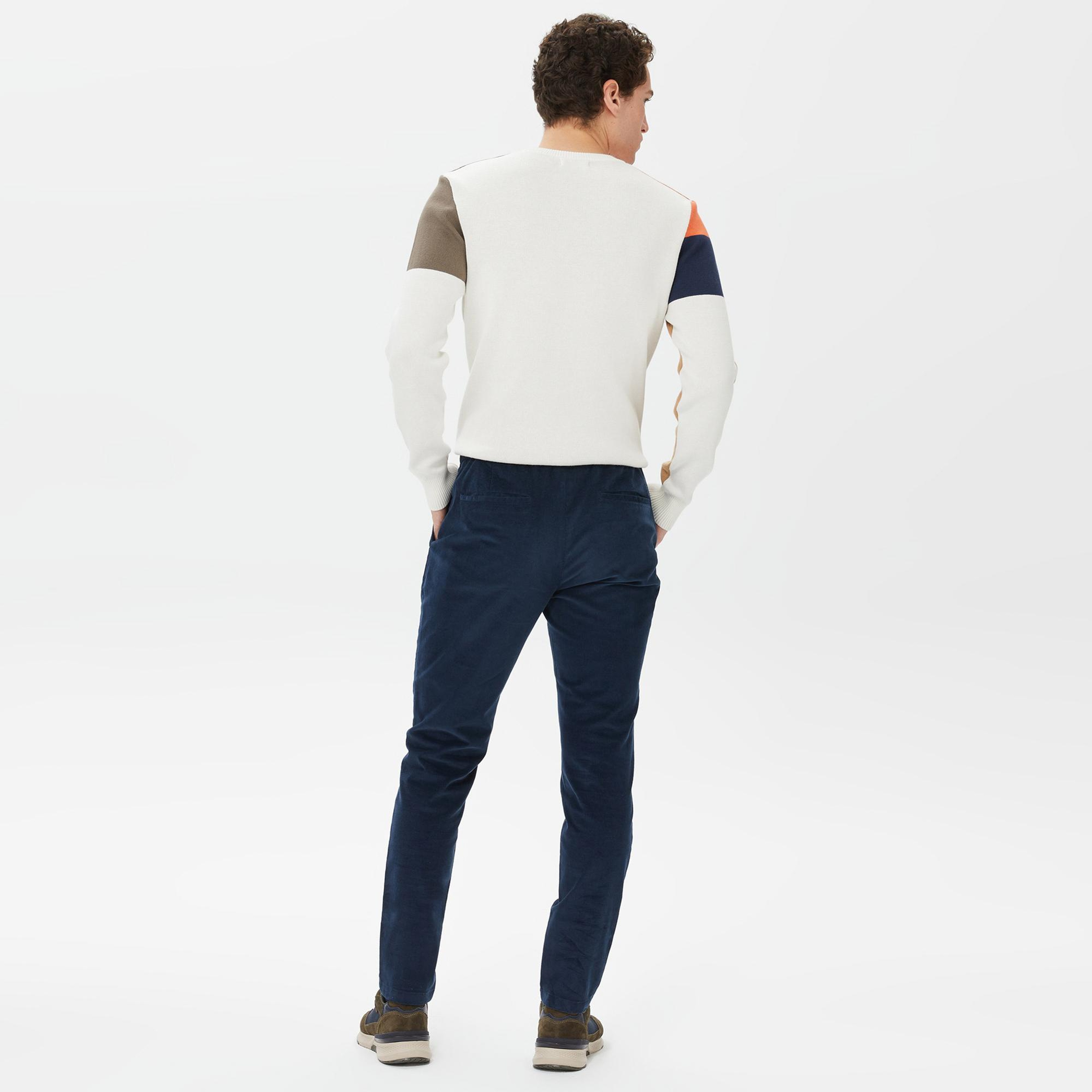 Nautica Erkek Lacivert Kadife Pantolon