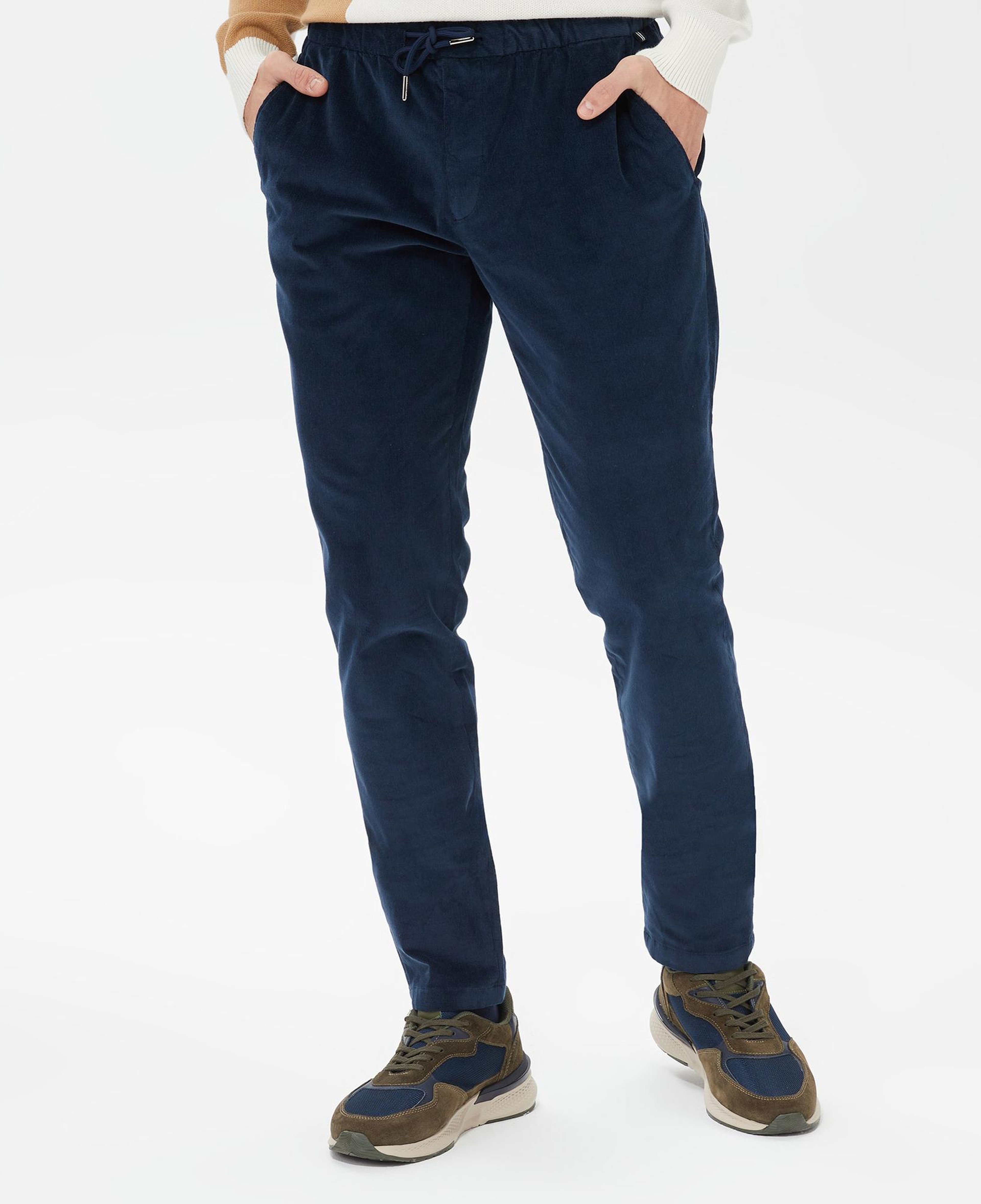 Nautica Erkek Lacivert Kadife Pantolon