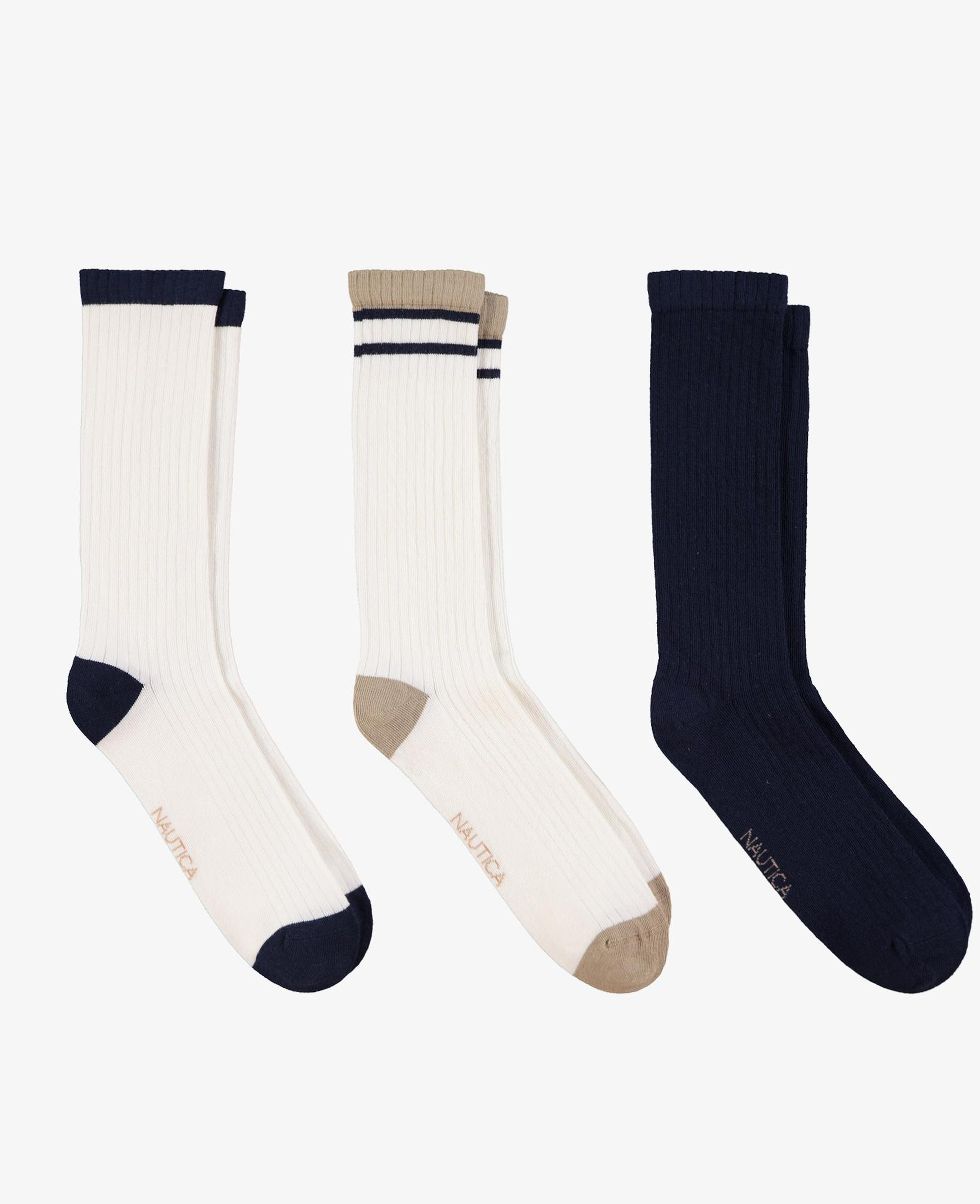 Nautica Unisex Krem Rengi Çorap