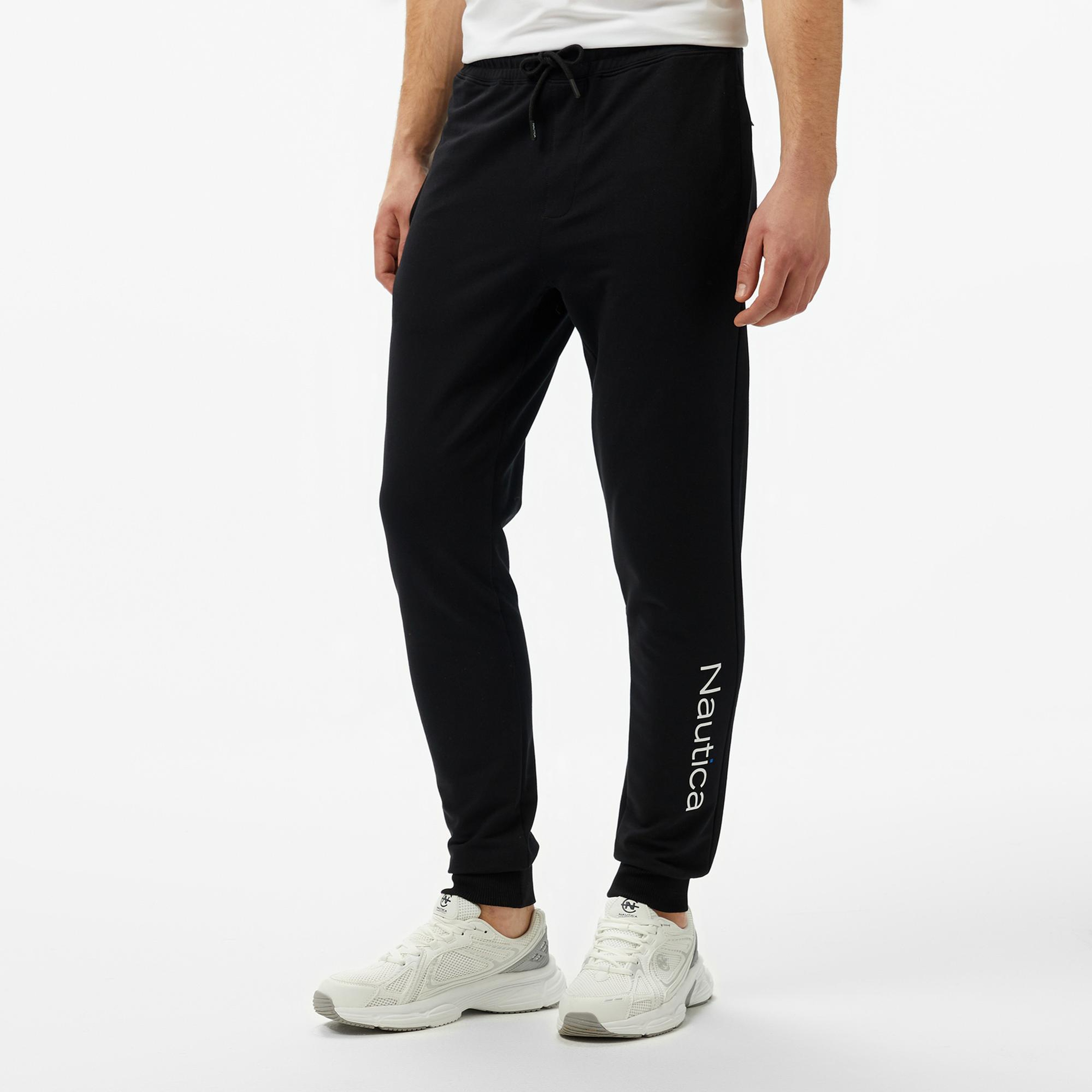 Nautica Erkek Siyah Regular Fit Eşofman Altı