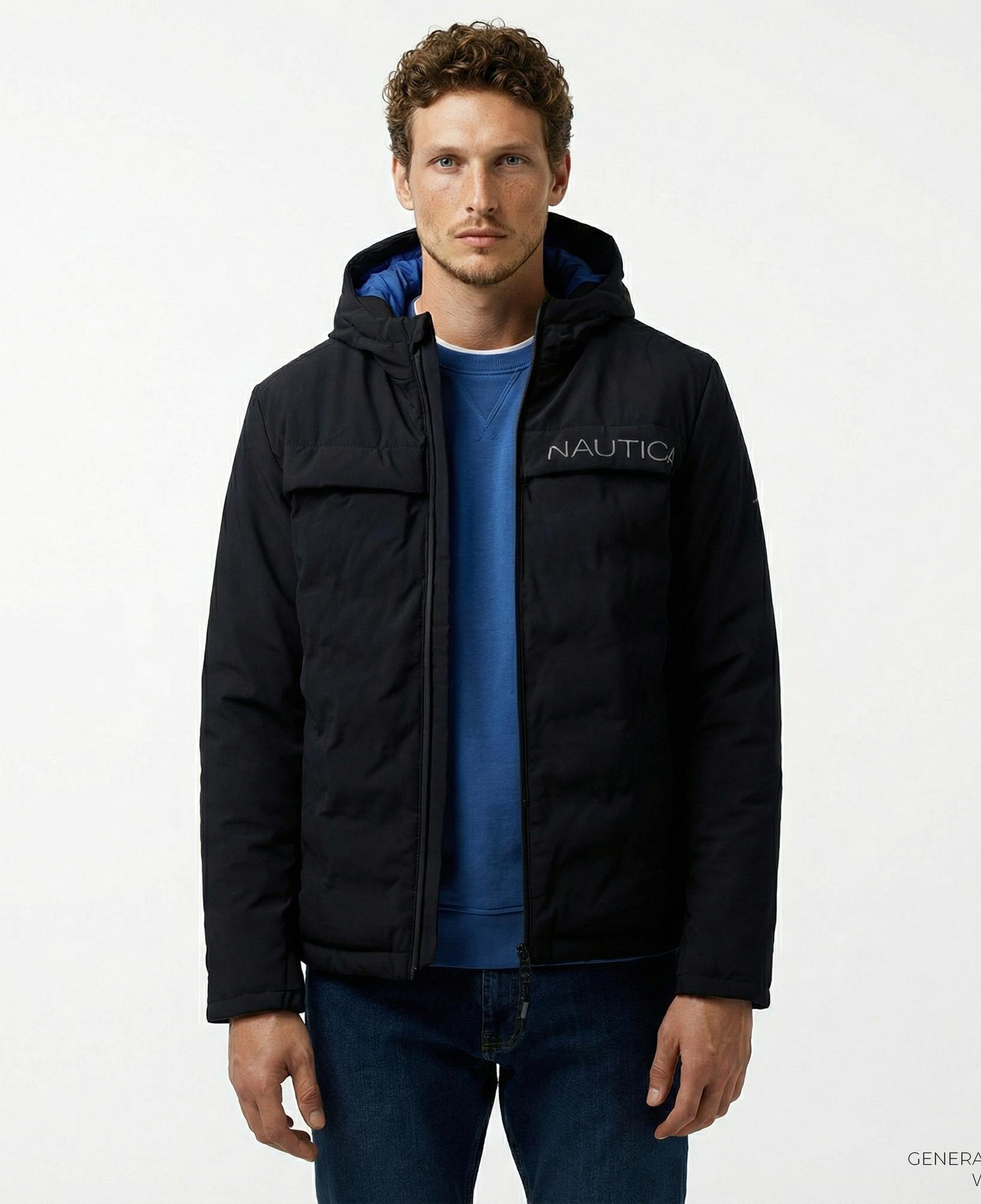 Nautica Erkek Siyah Mont