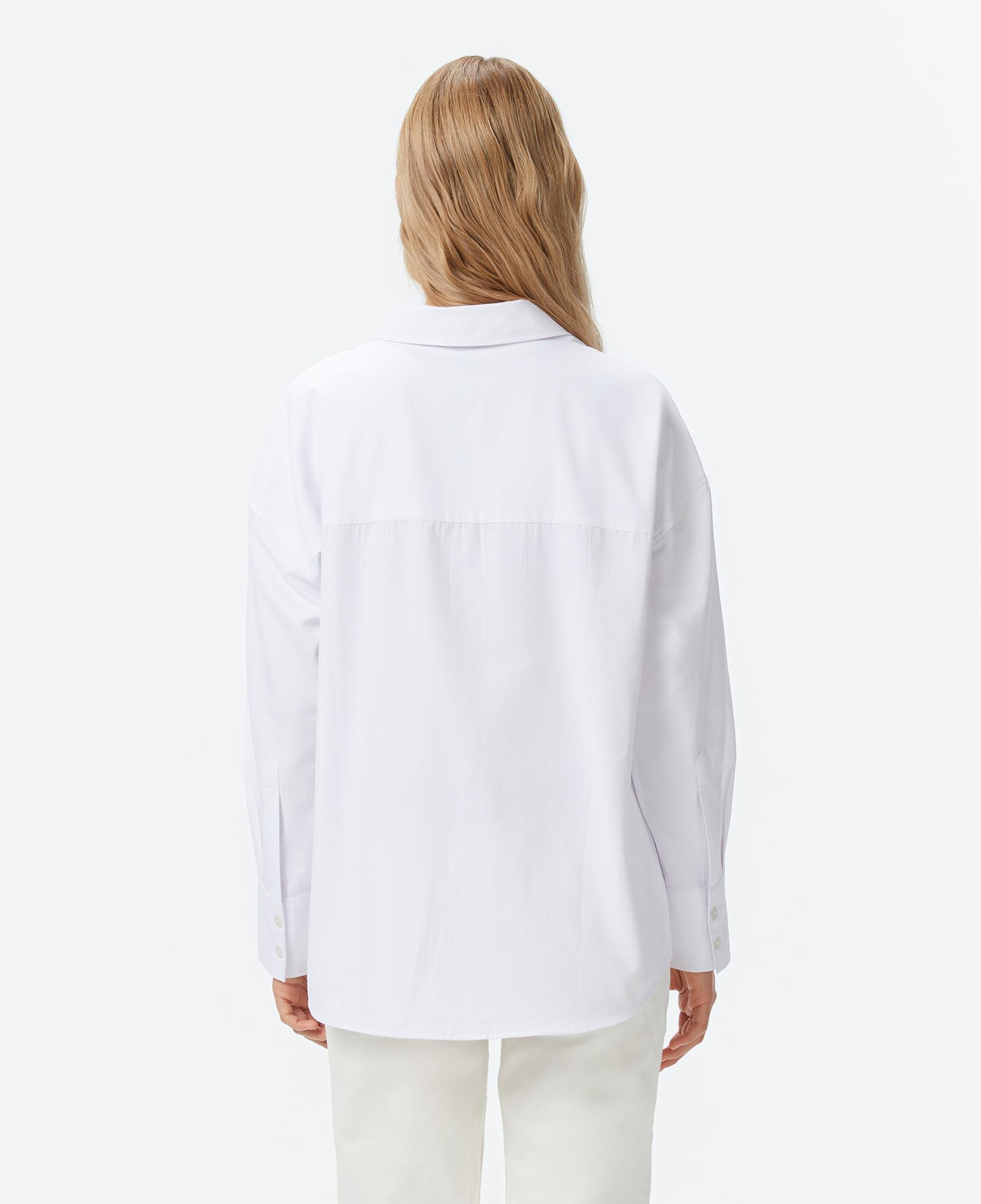 Nautica Kadın Beyaz Oversize Gömlek