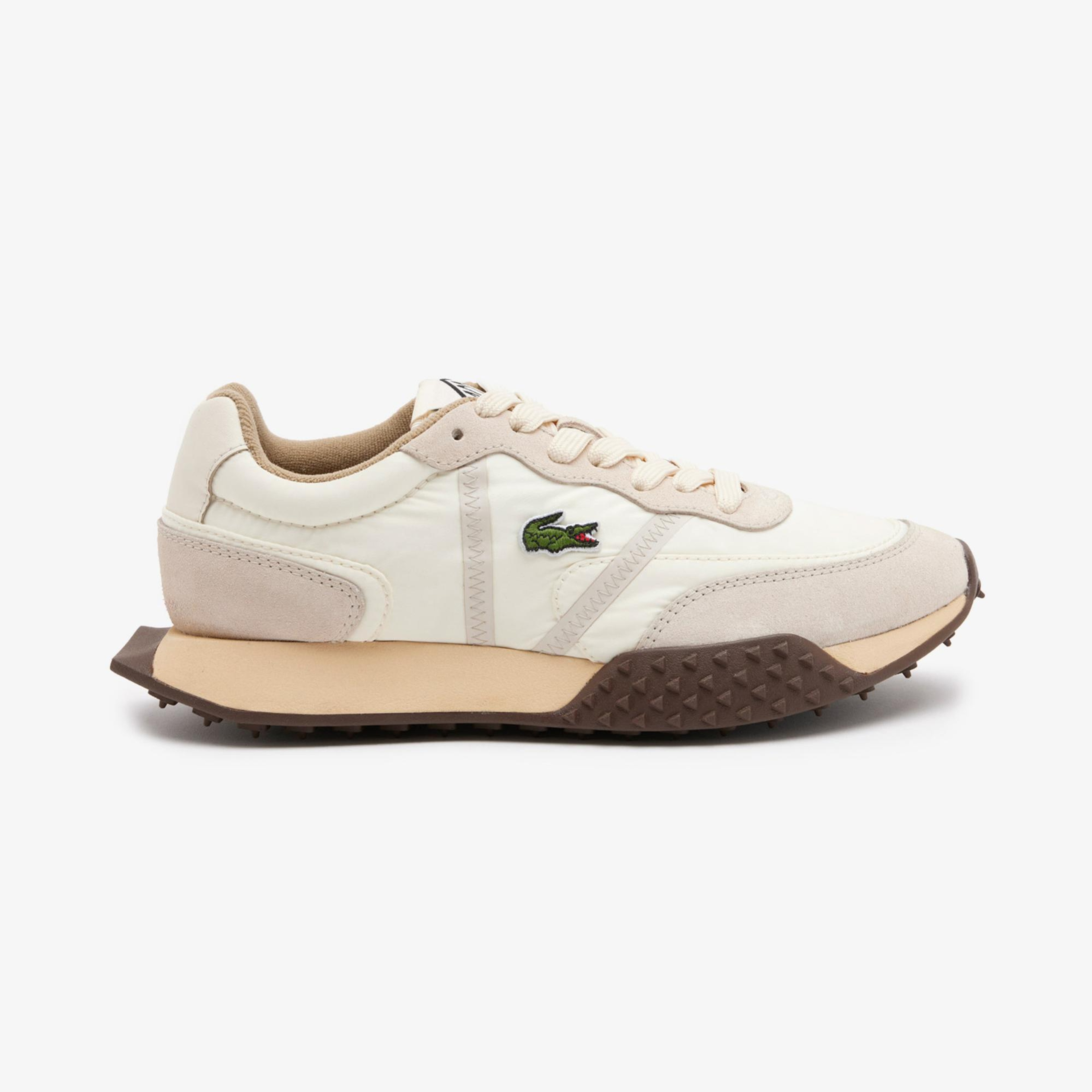 Lacoste L-Spin Deluxe 3.0 Kadın Bej Sneaker