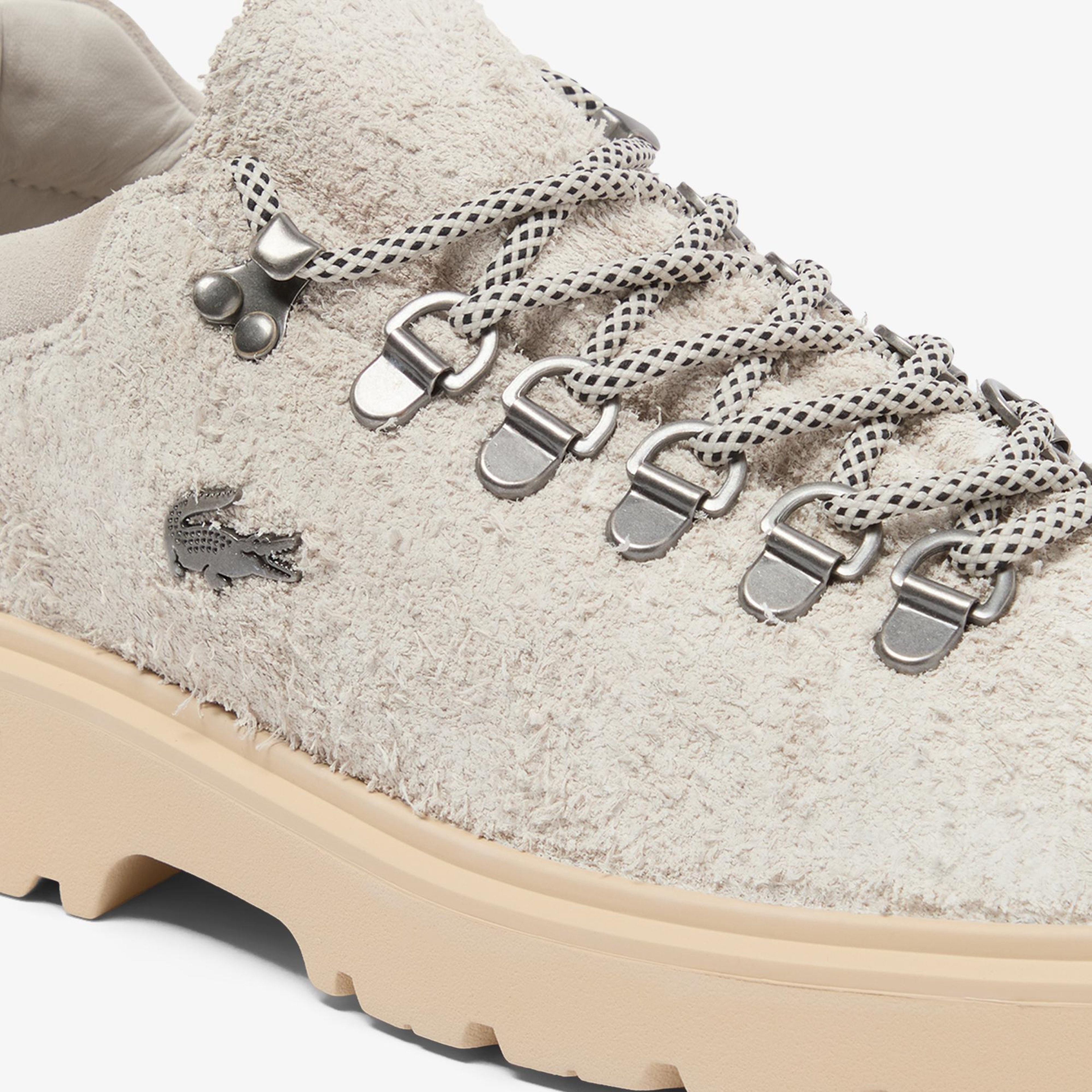 Lacoste Baseshot Winter Kadın Krem Sneaker