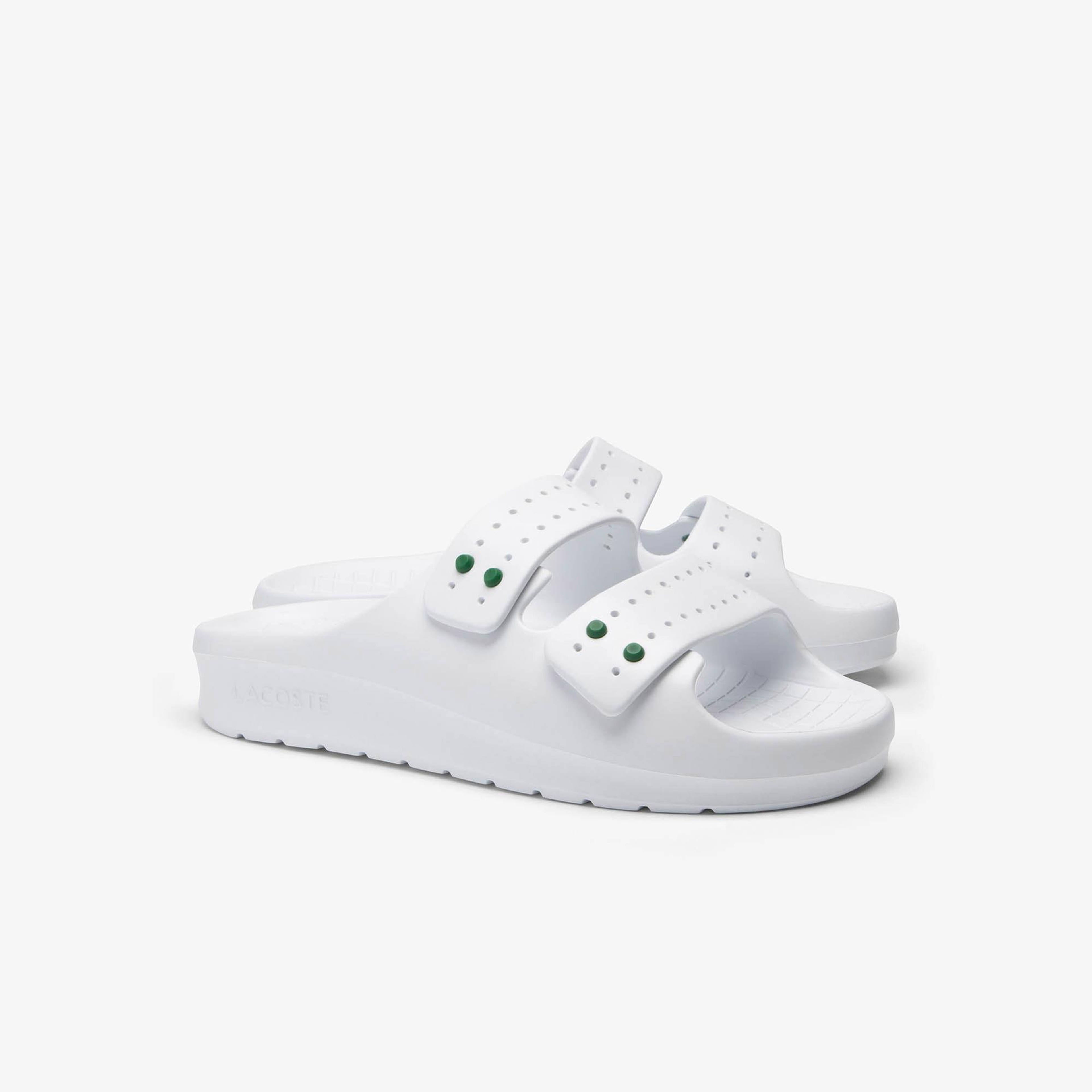 Lacoste Serve Strap Kadın Beyaz Terlik