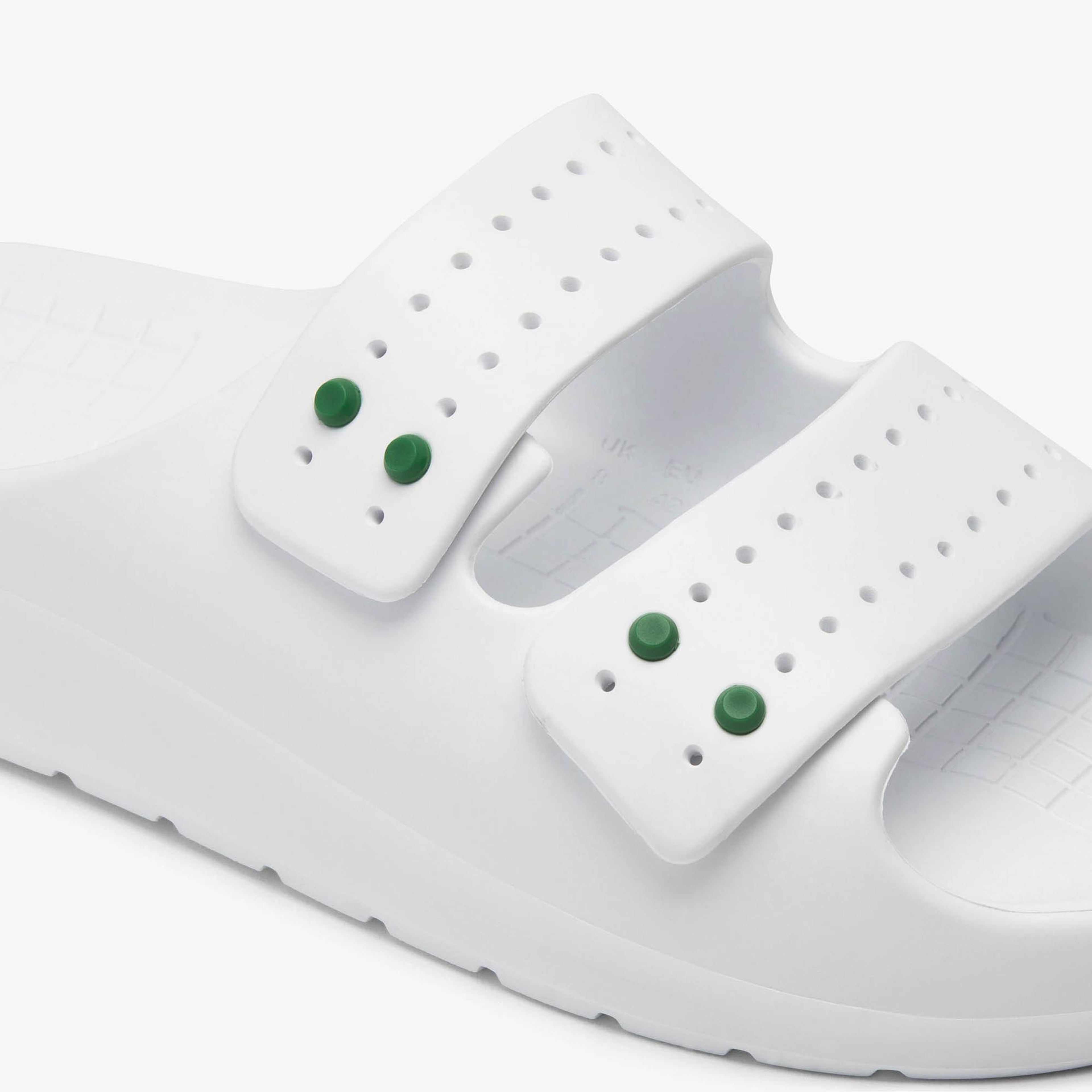 Lacoste Serve Strap Kadın Beyaz Terlik