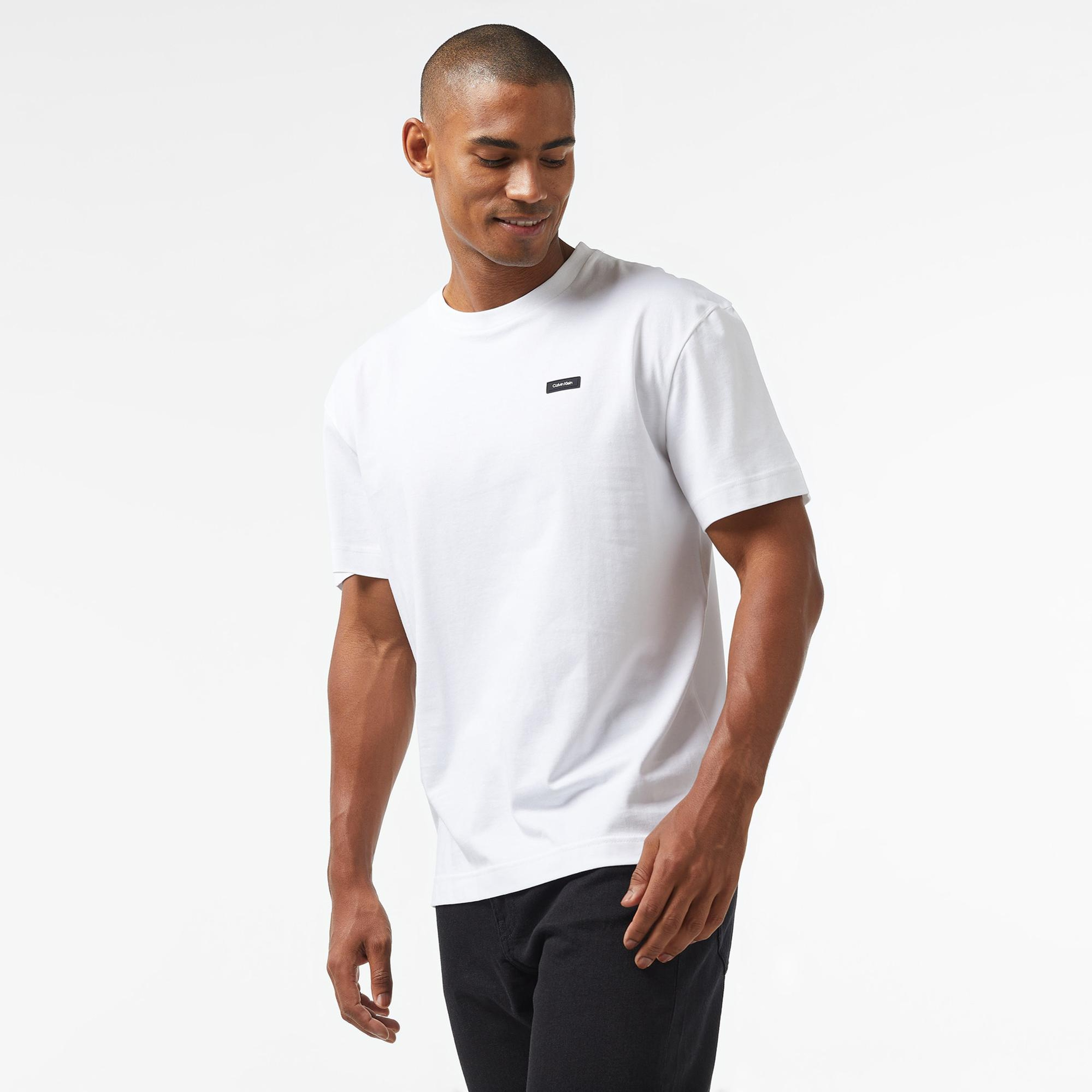 Calvin Klein Cotton Comfort Fit Erkek Beyaz T-Shirt