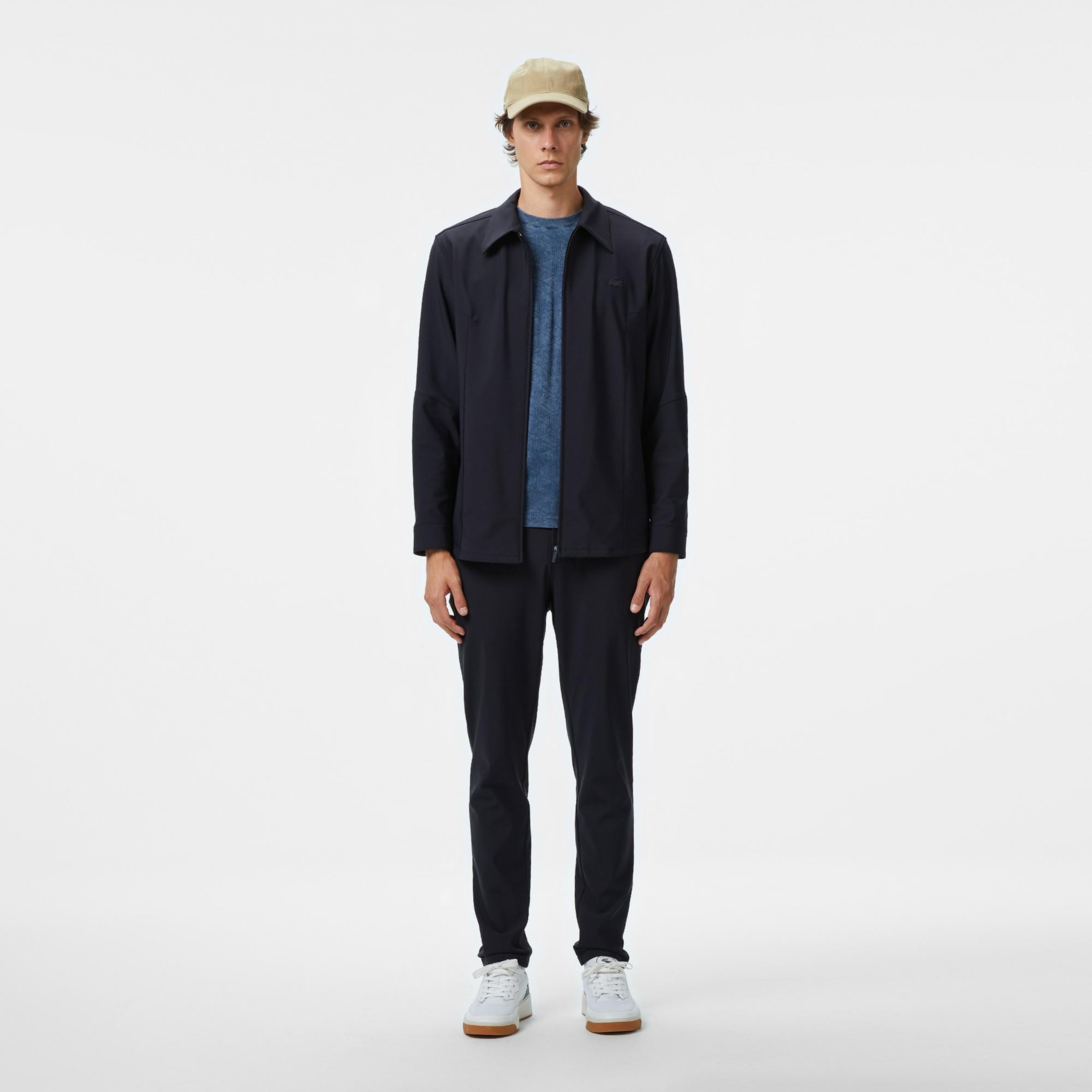 Lacoste Erkek Regular Fit Fermuarlı Lacivert Ceket