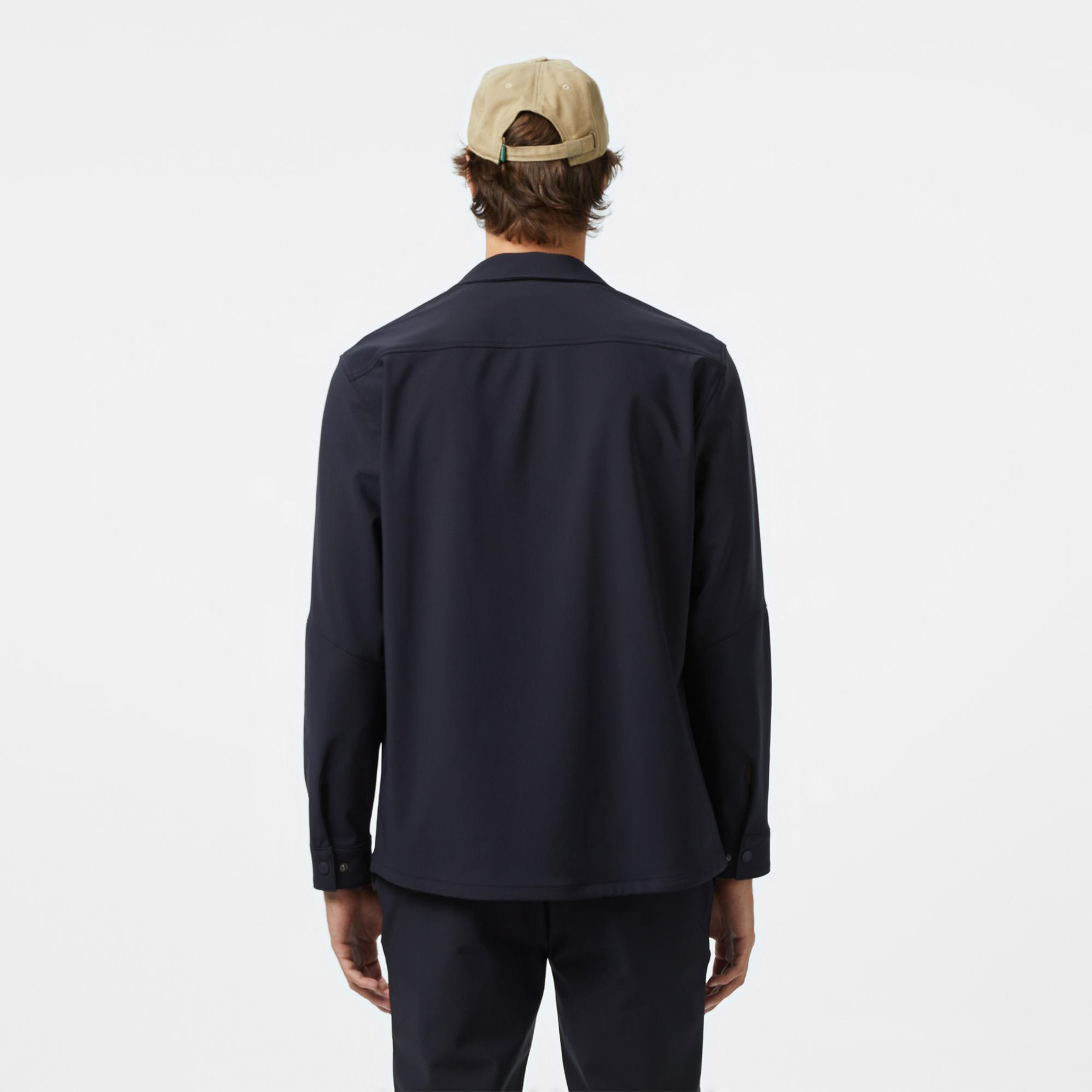 Lacoste Erkek Regular Fit Fermuarlı Lacivert Ceket