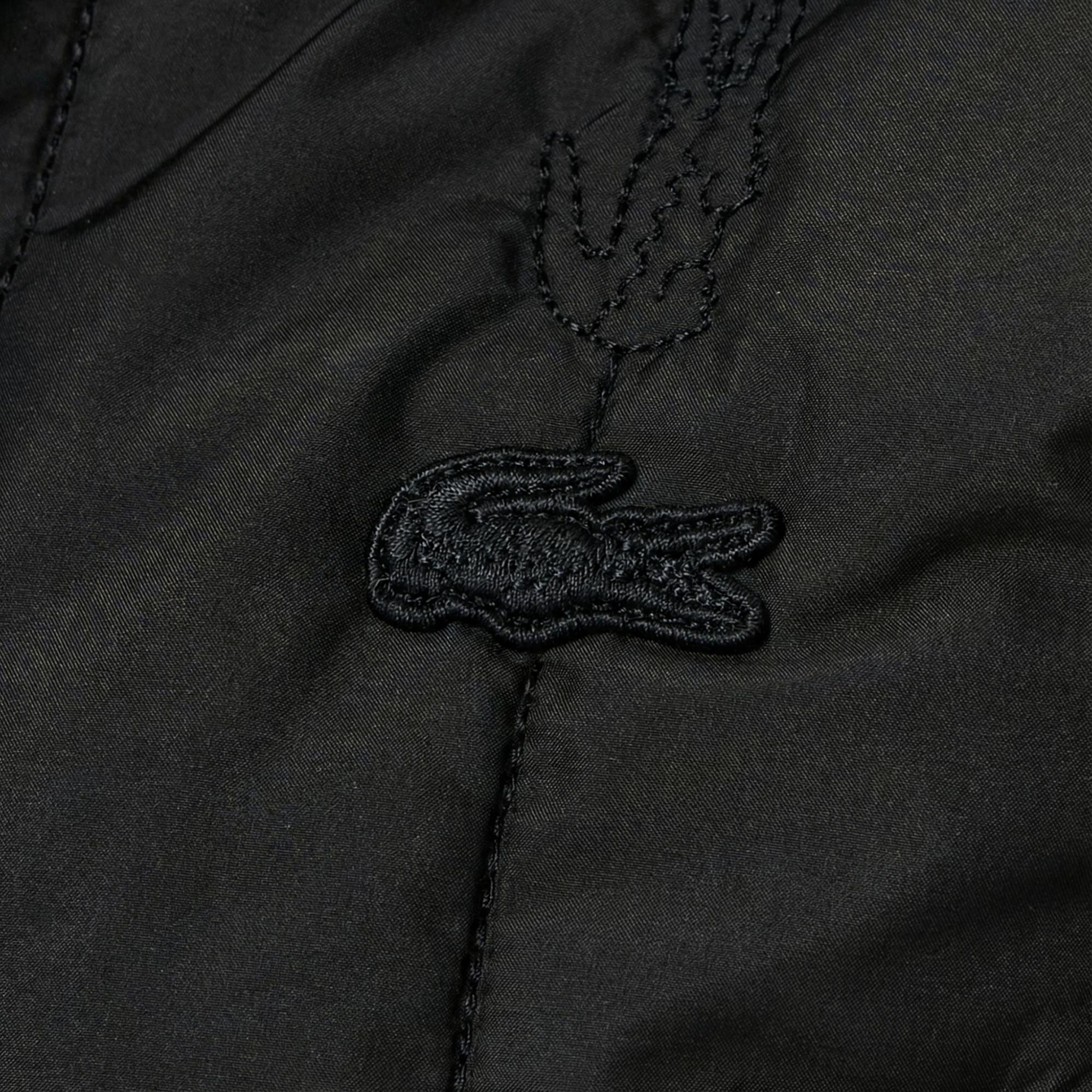 Lacoste Kadın Regular Fit Dik Yaka Kapitone Siyah Yelek