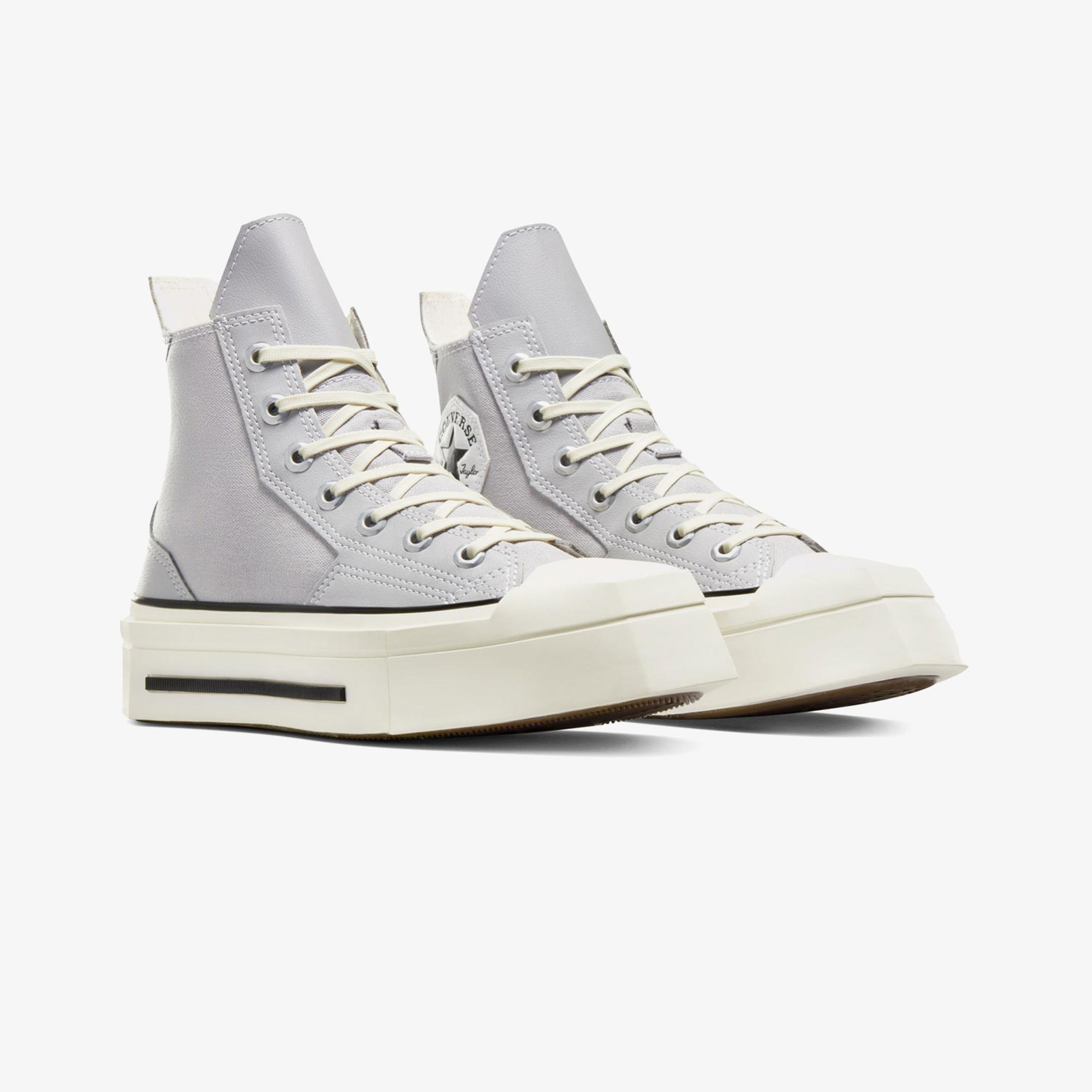 Converse Chuck 70 De Luxe Squared Unisex Gri Platform Sneaker