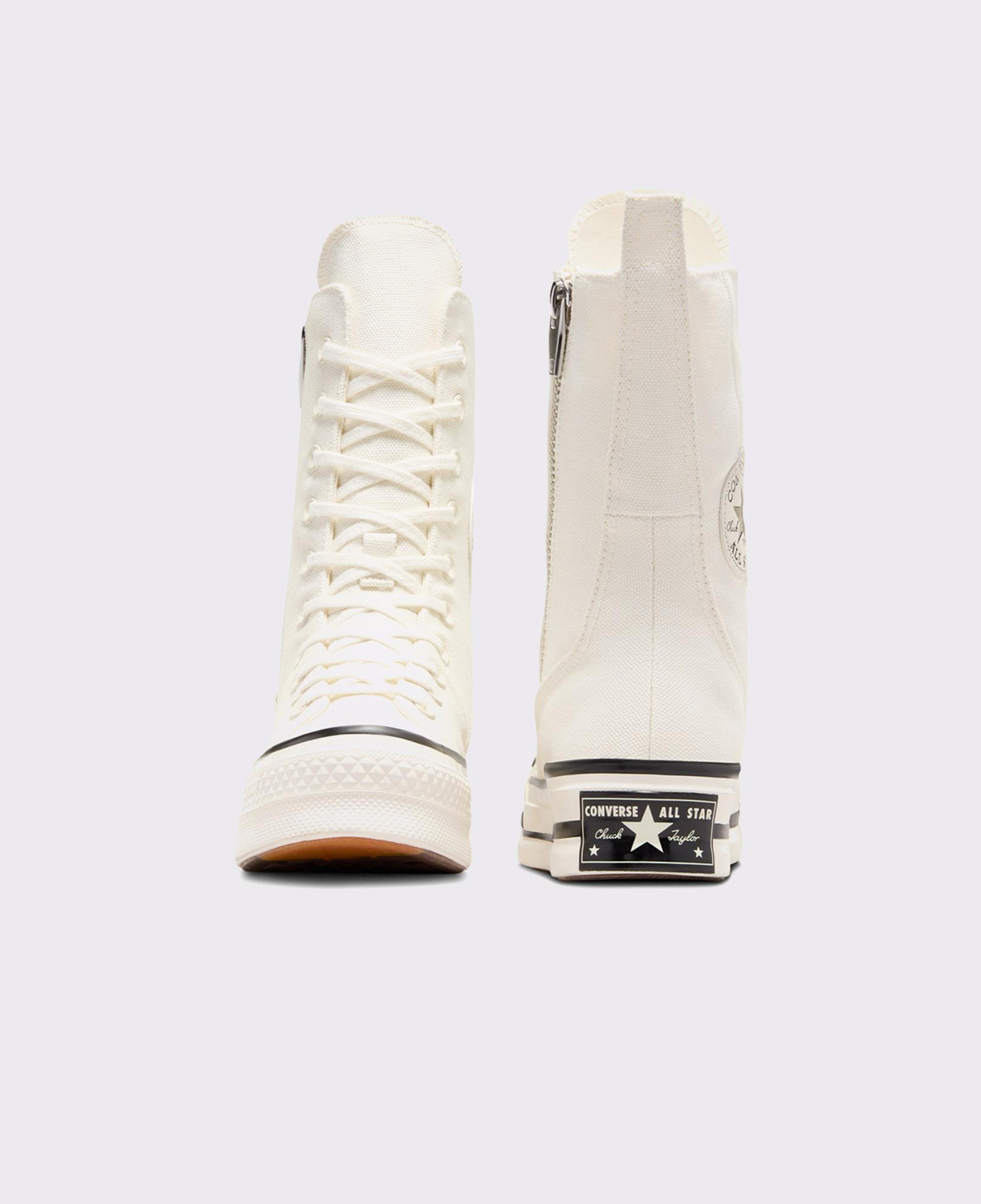 Converse Chuck 70 Plus XHi Unisex Krem Platform Sneaker