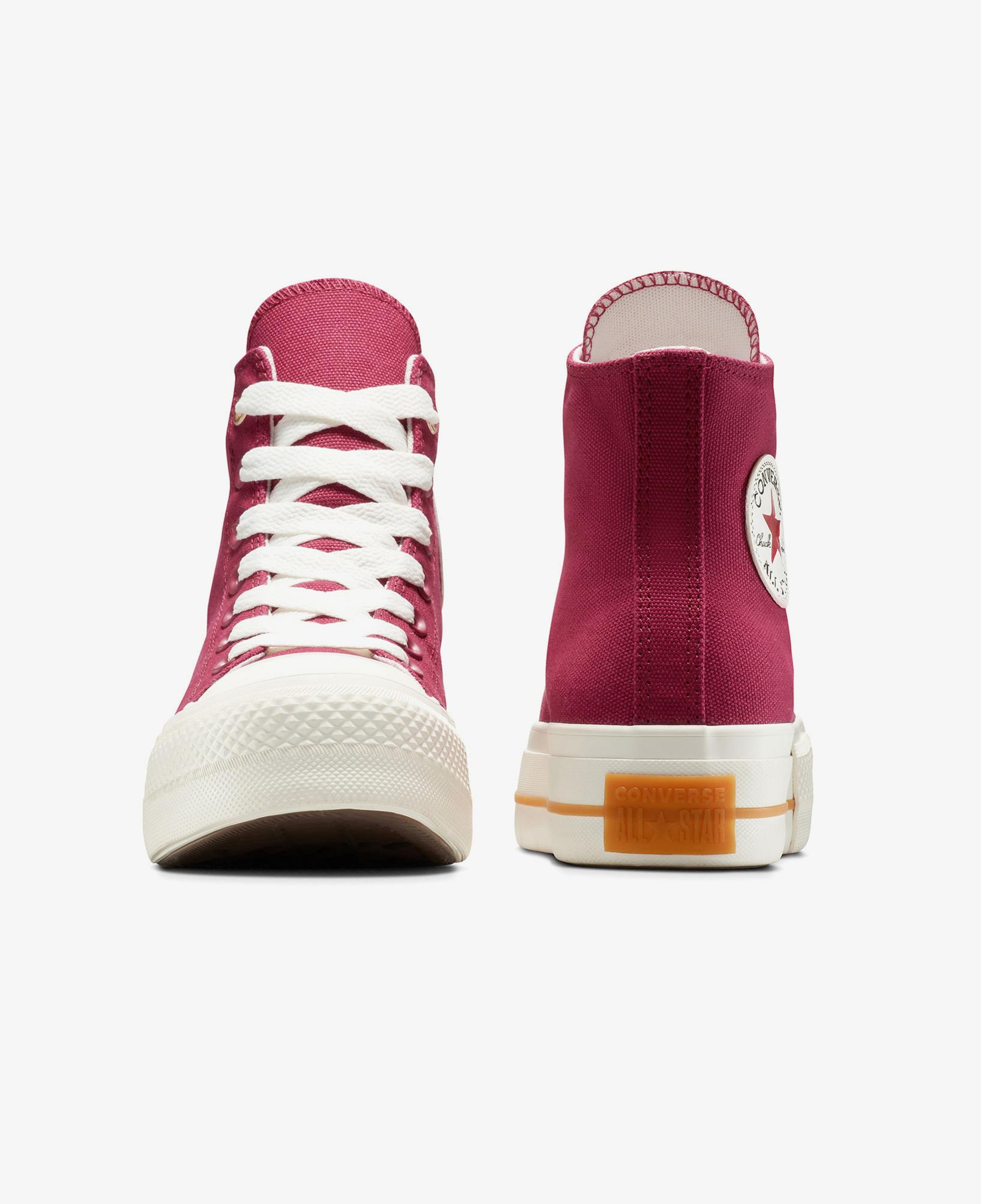 Converse Chuck Taylor All Star Lift Platform Kadın Bordo Sneaker