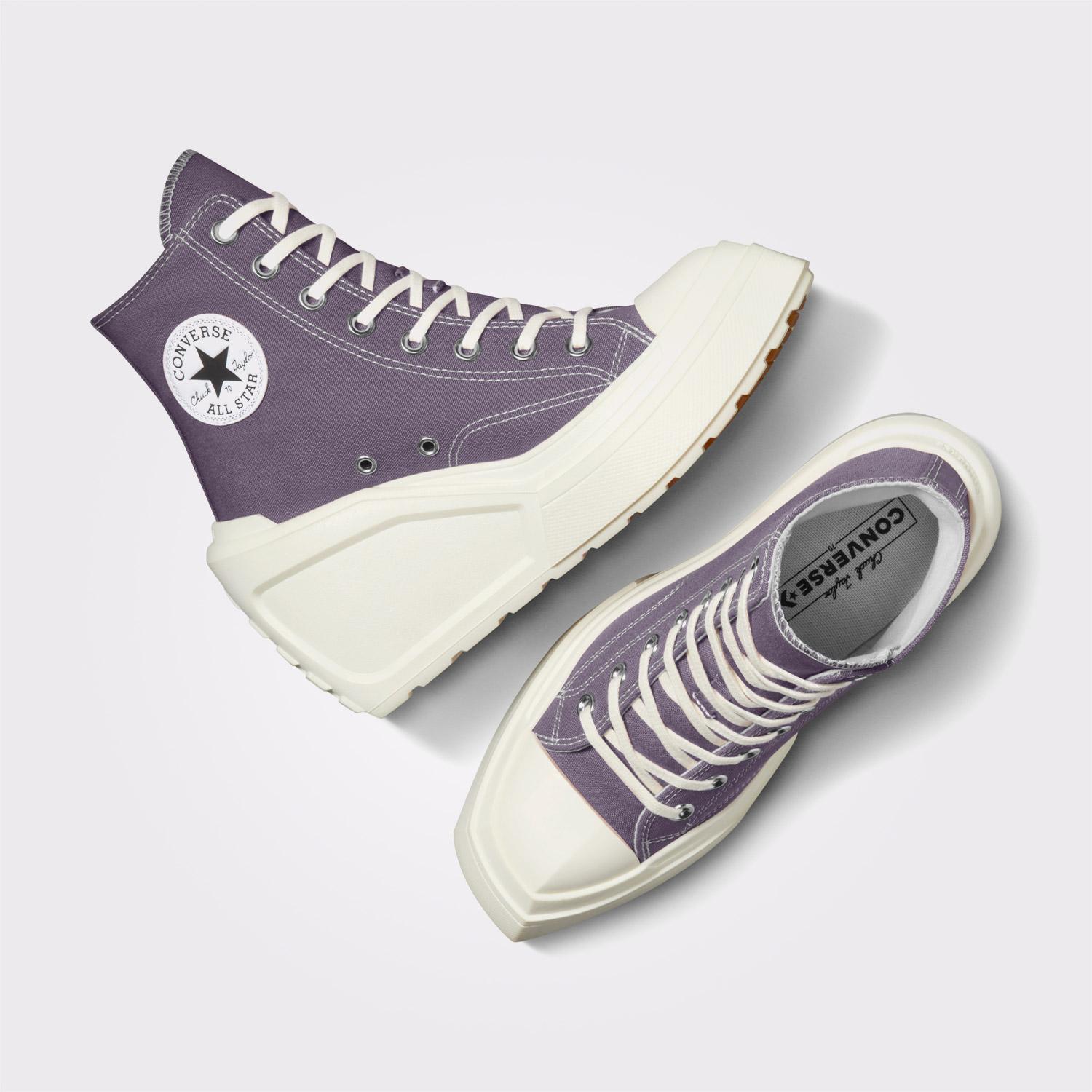 Converse Chuck 70 De Luxe Wedge Unisex Mor Platform Sneaker