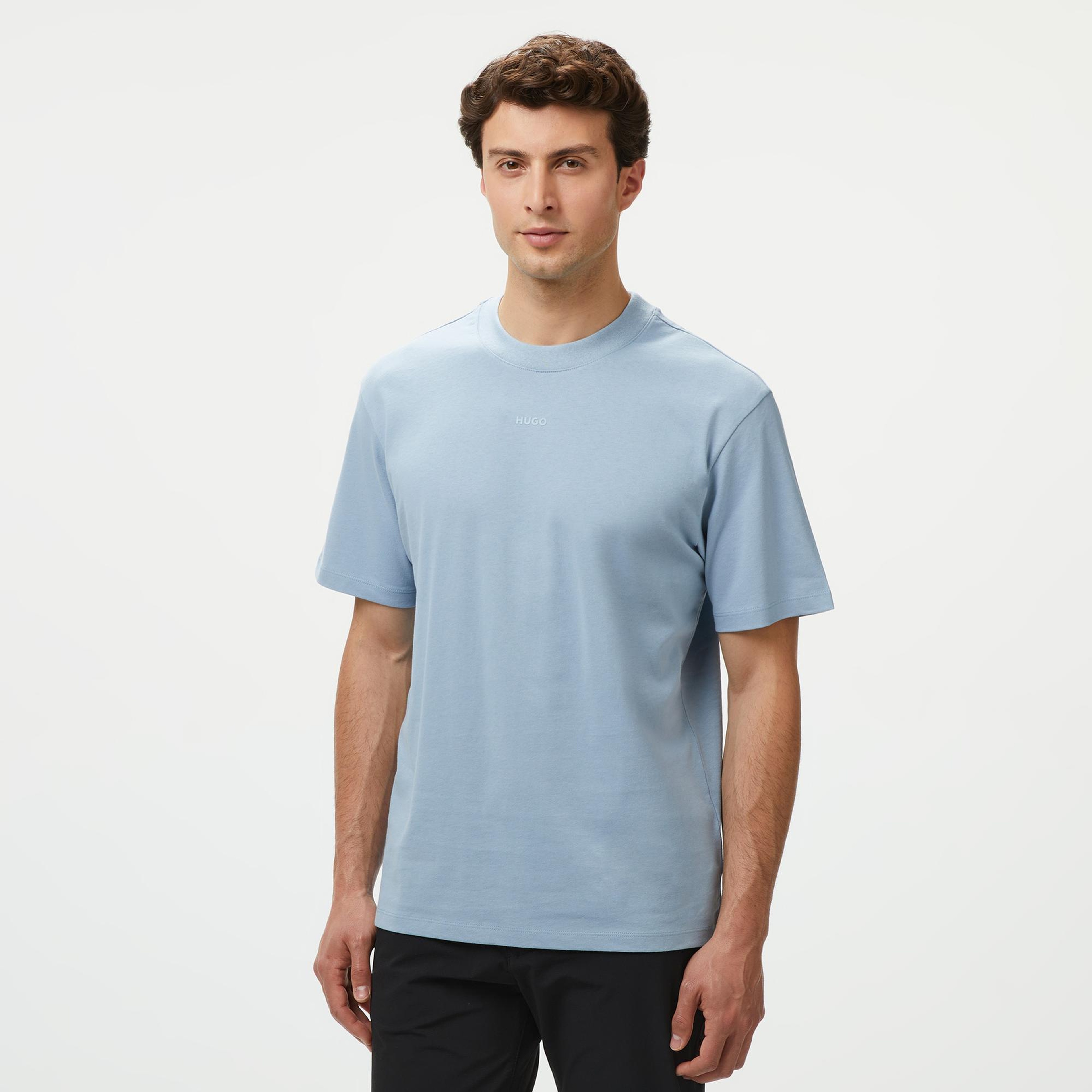 Hugo Dapolino Erkek Mavi T-Shirt