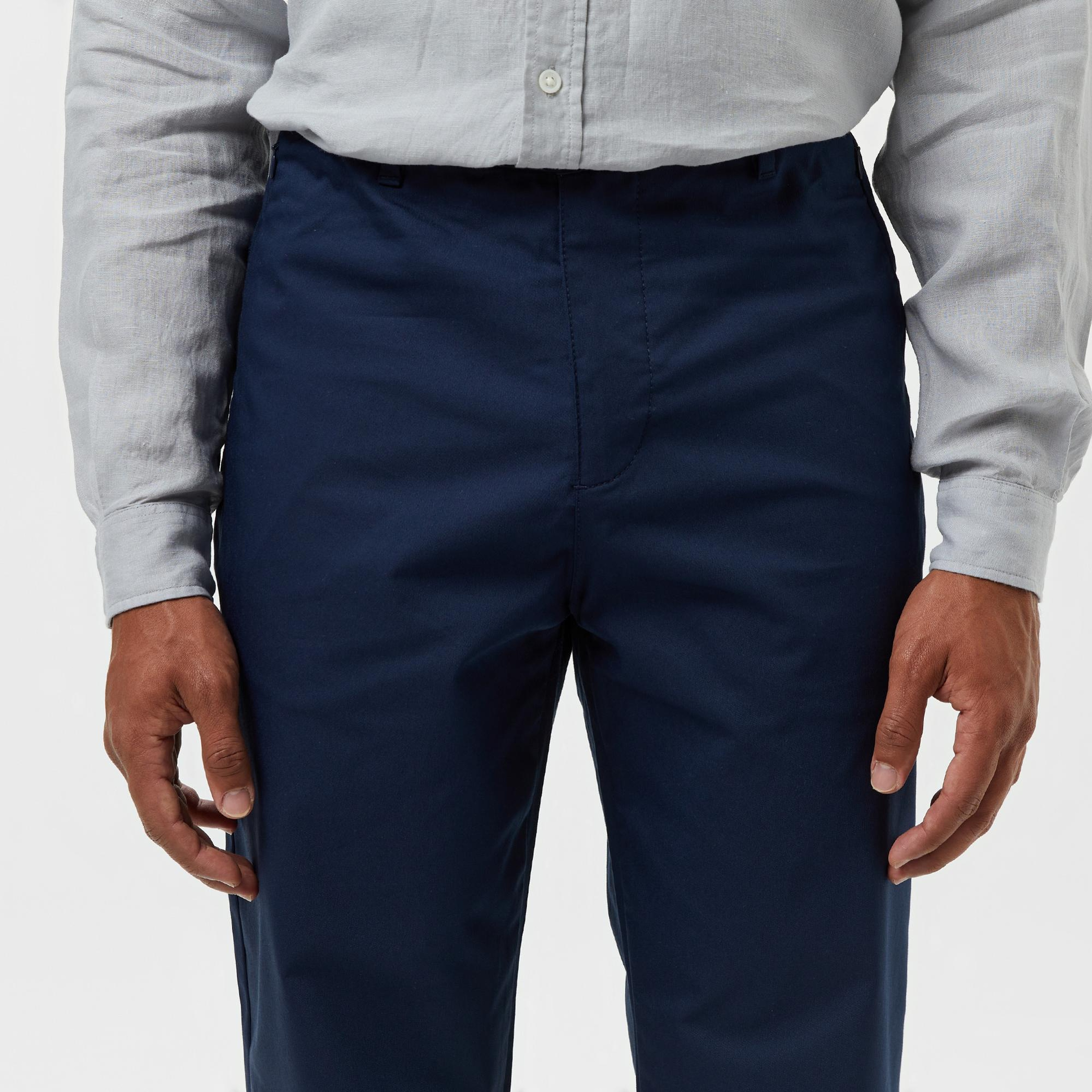 Lacoste Erkek Tapered Fit Lacivert Pantolon