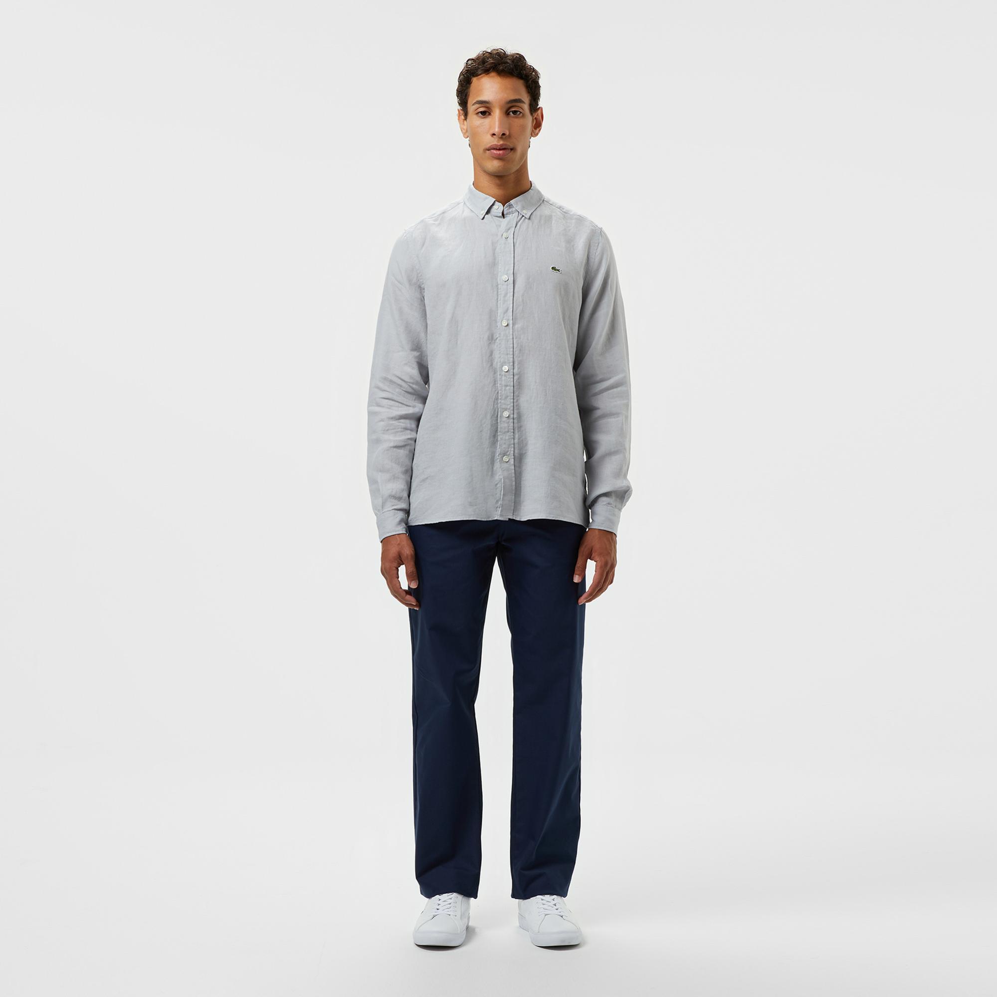 Lacoste Erkek Tapered Fit Lacivert Pantolon