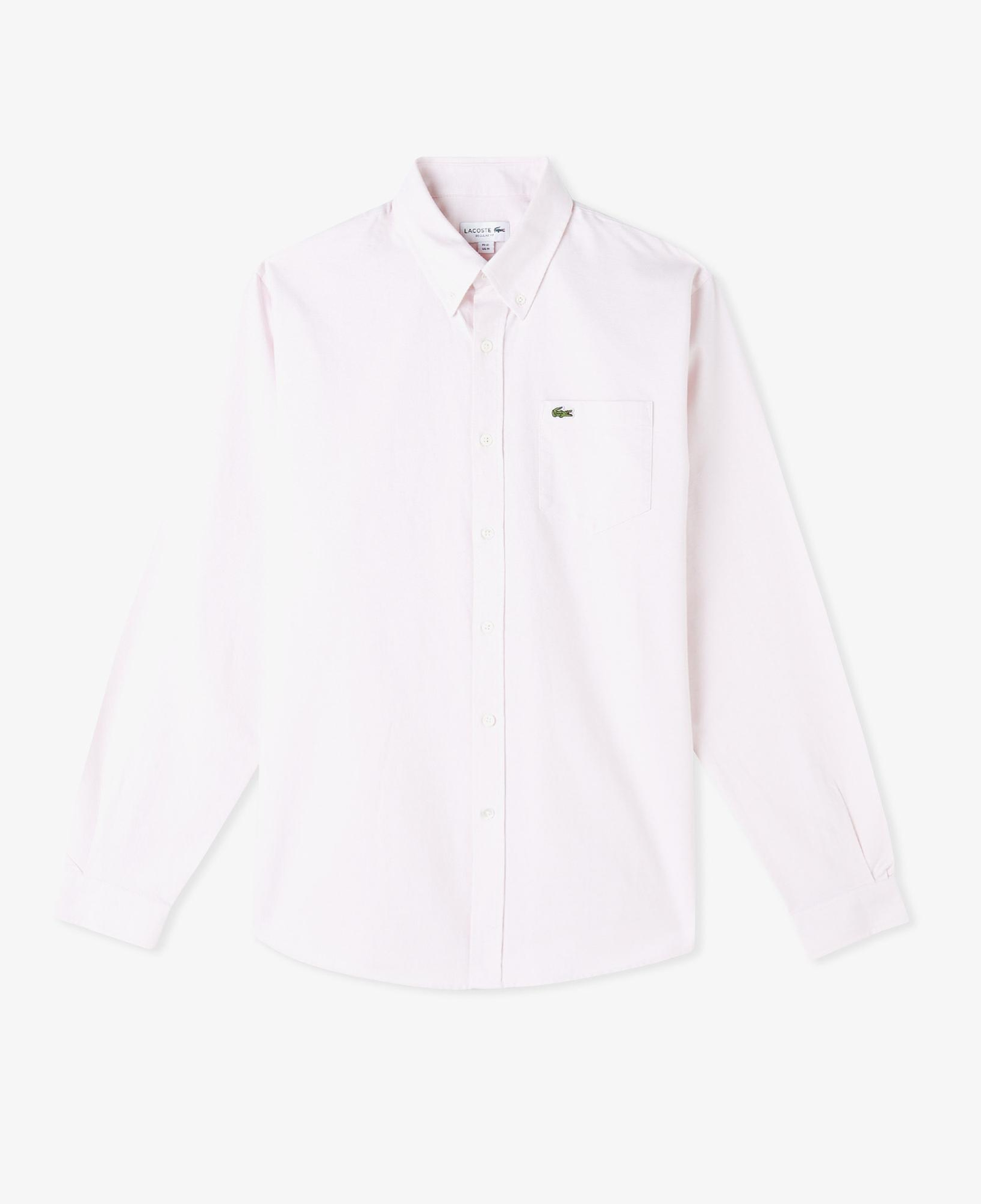 Lacoste Erkek Regular Fit Düğmeli Yaka Pembe Gömlek