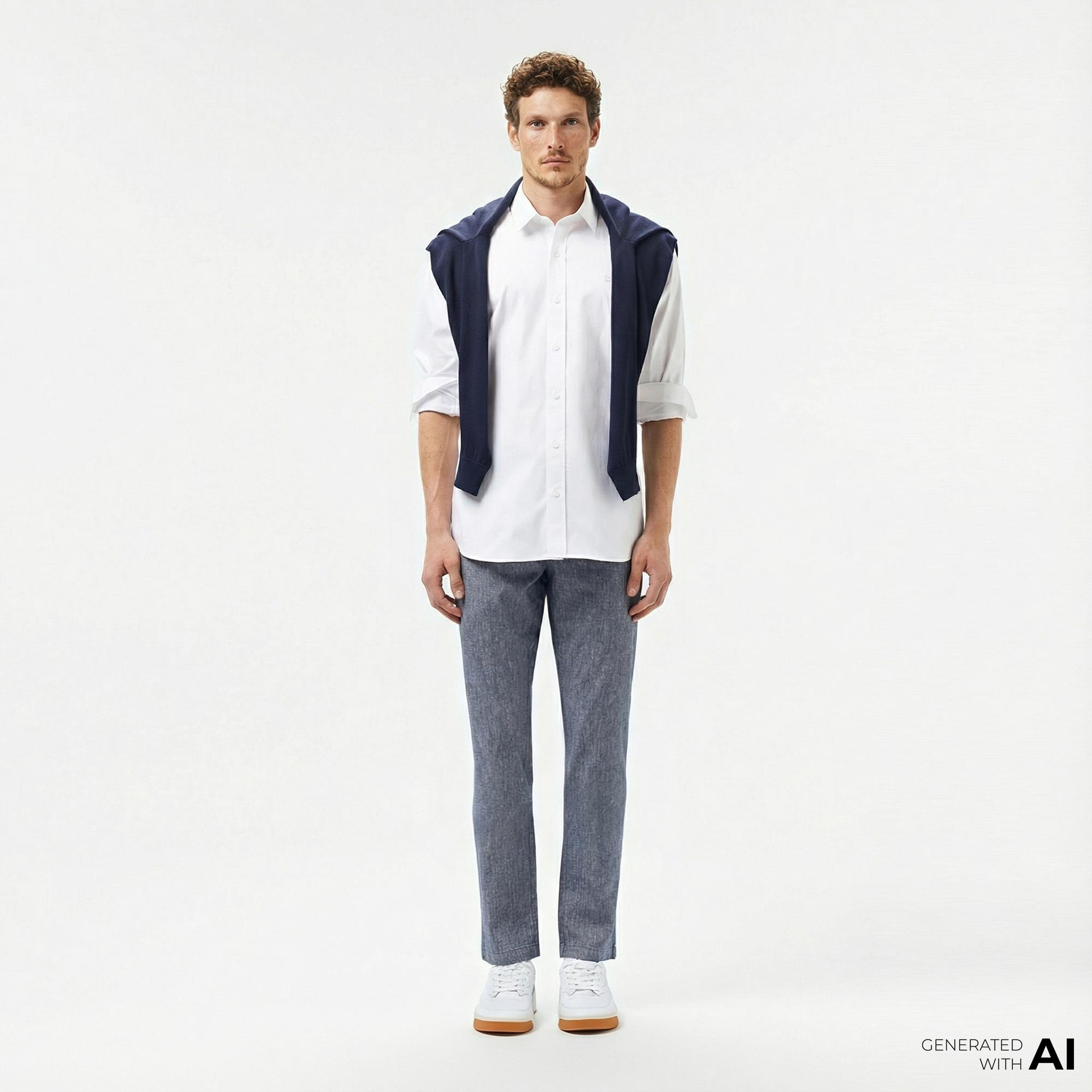 Lacoste Erkek Slim Fit Lacivert Pantolon