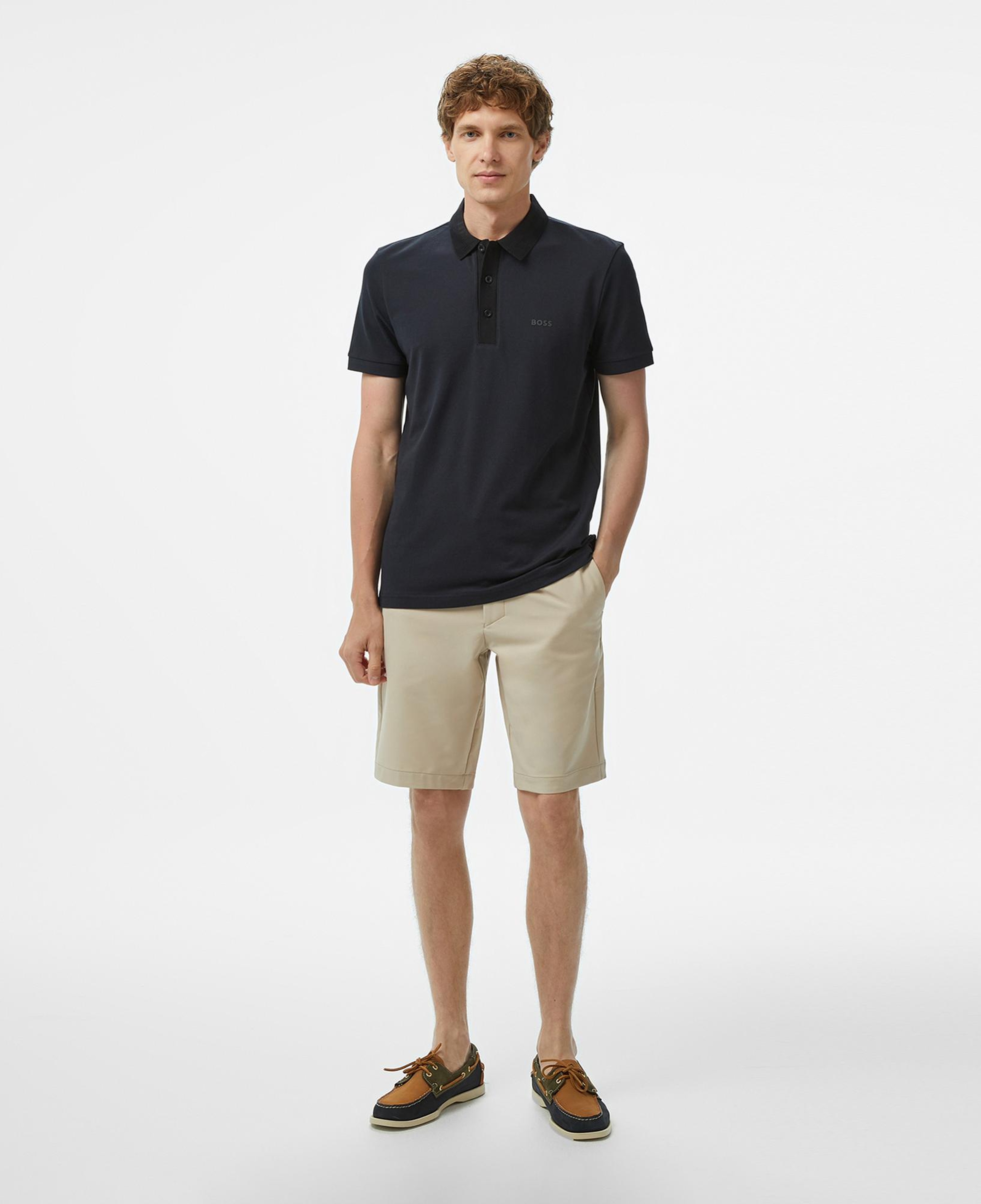 Boss Paule Erkek Lacivert Polo