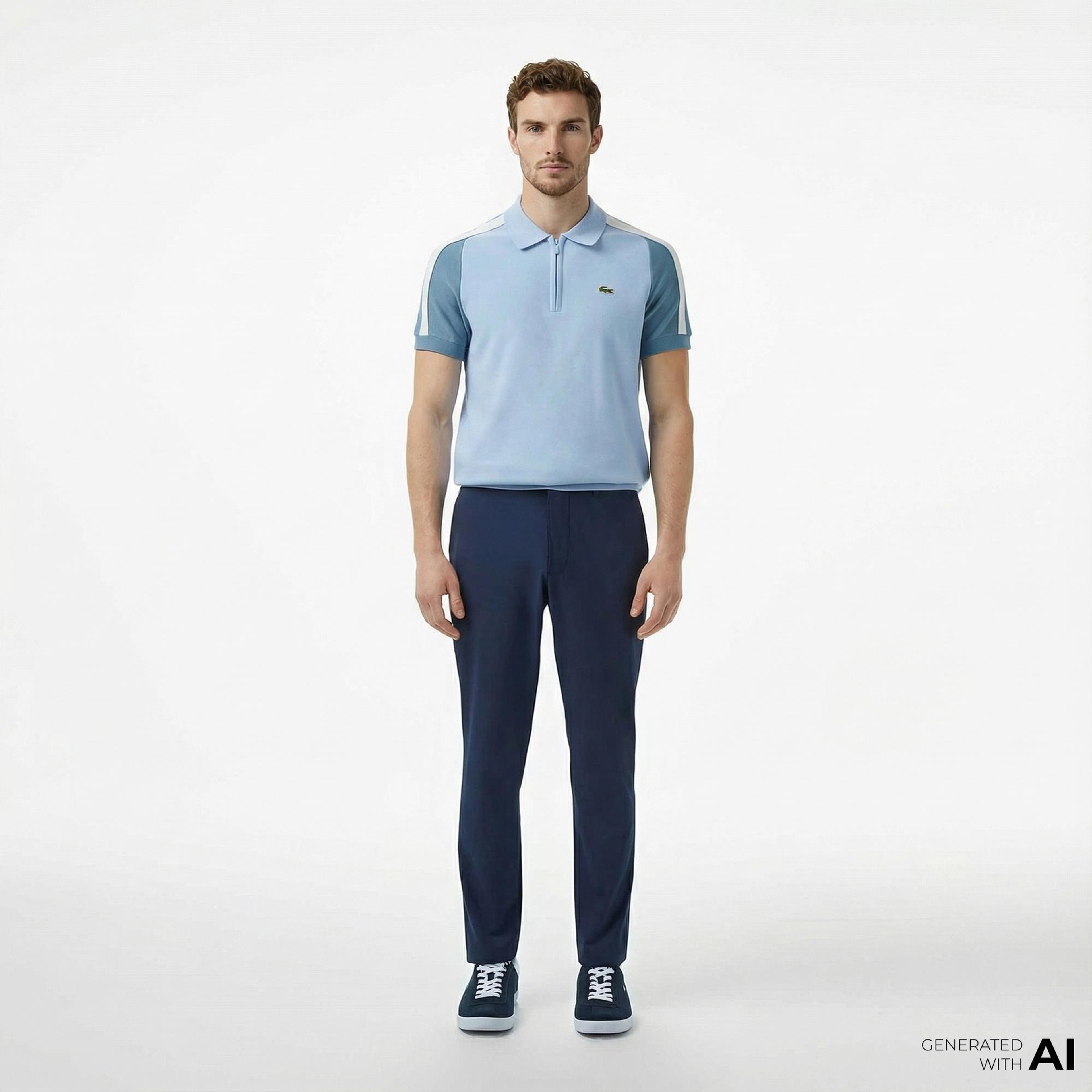 Lacoste Erkek Tapered Fit Lacivert Pantolon