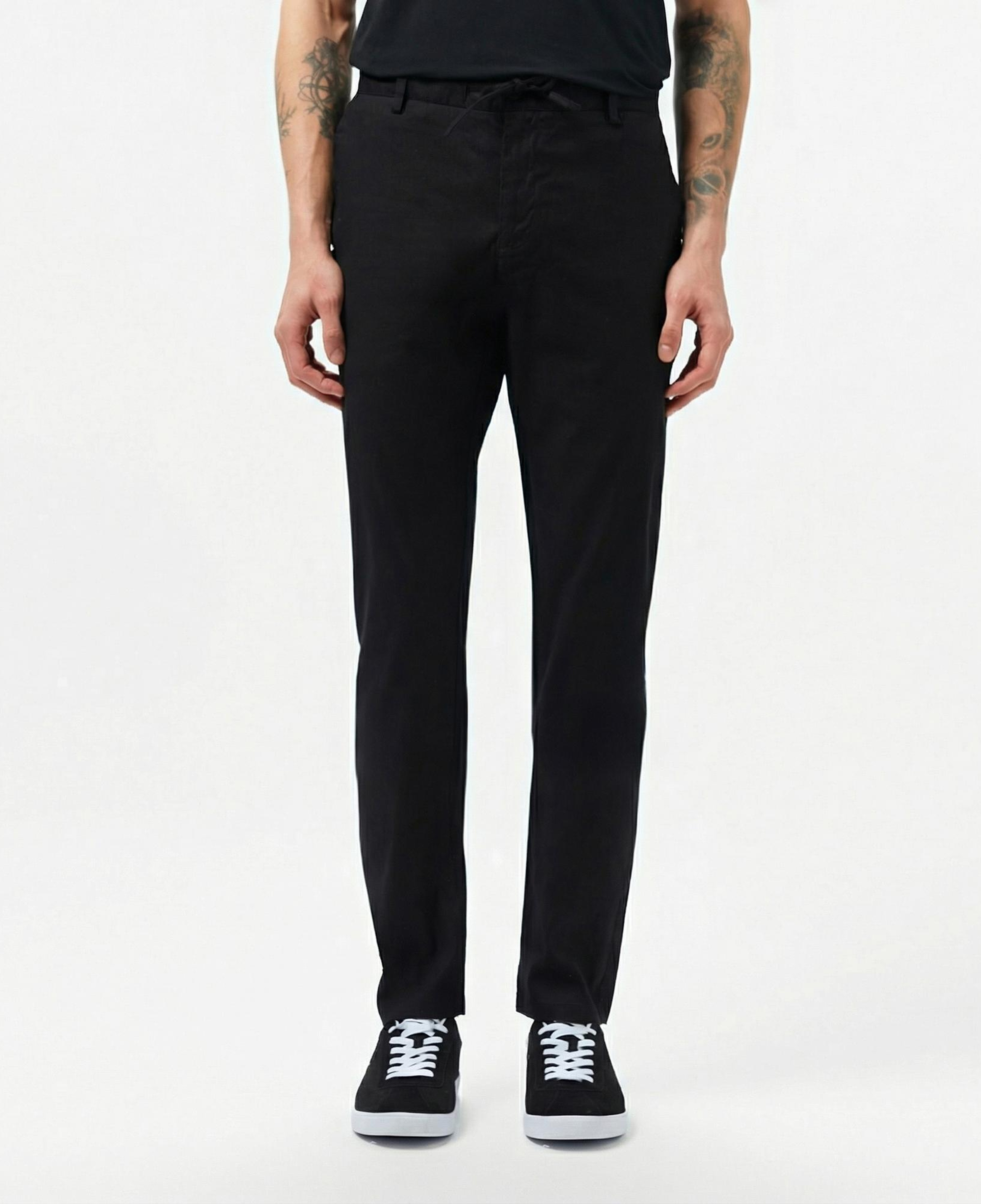 Lacoste Erkek Slim Fit Siyah Pantolon