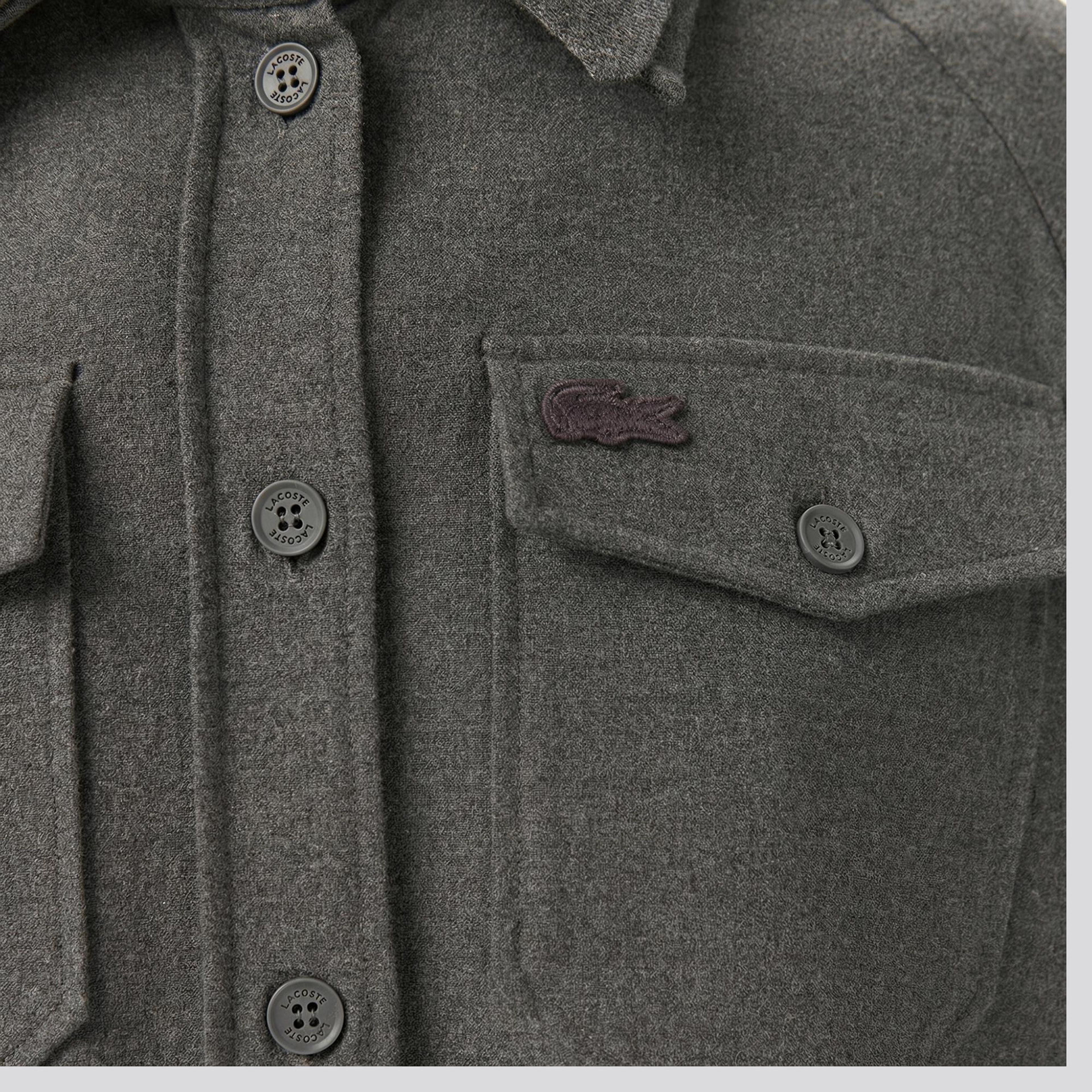 Lacoste Kadın Koyu Gri Gömlek