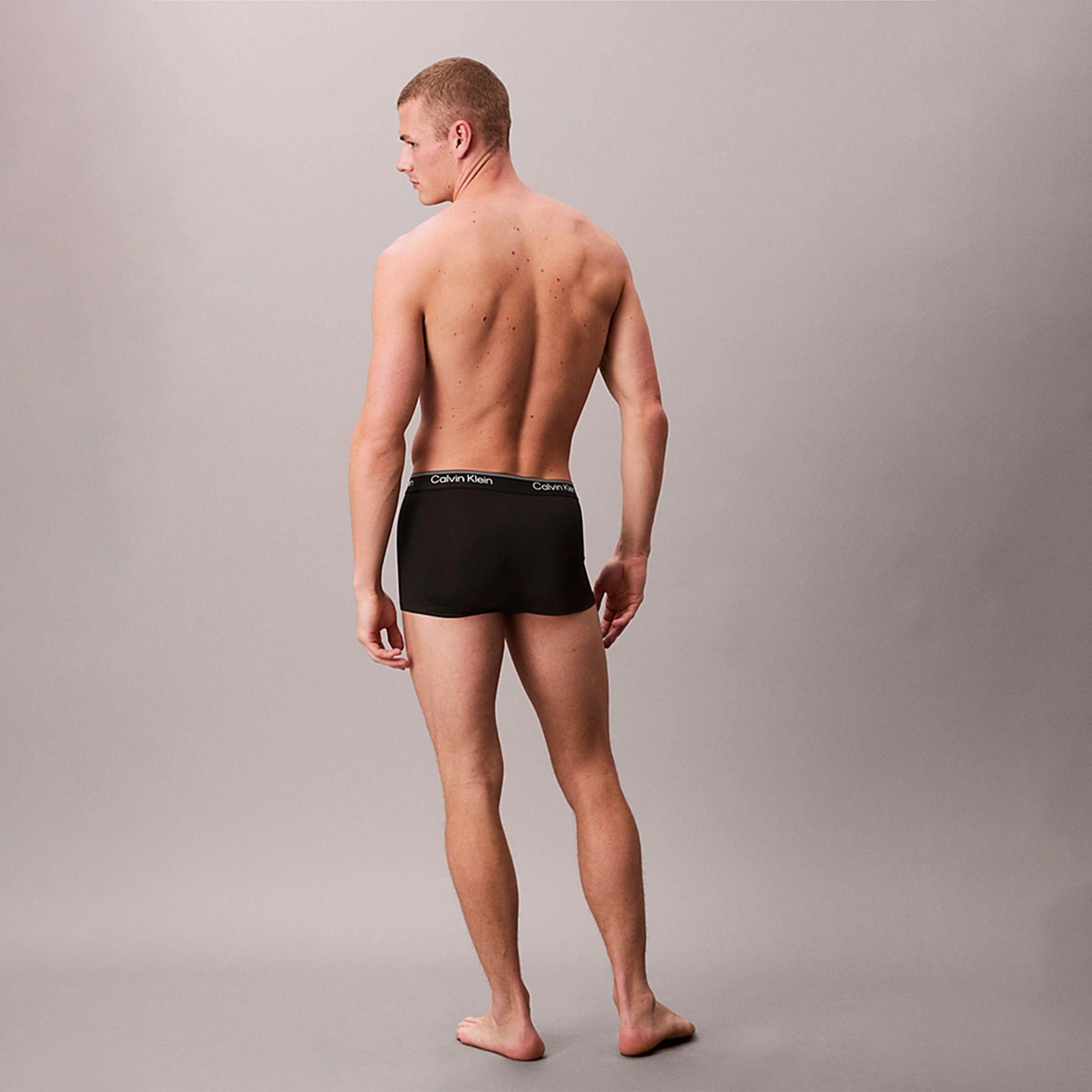 Calvin Klein Low Rise 3'lü Erkek Siyah Boxer