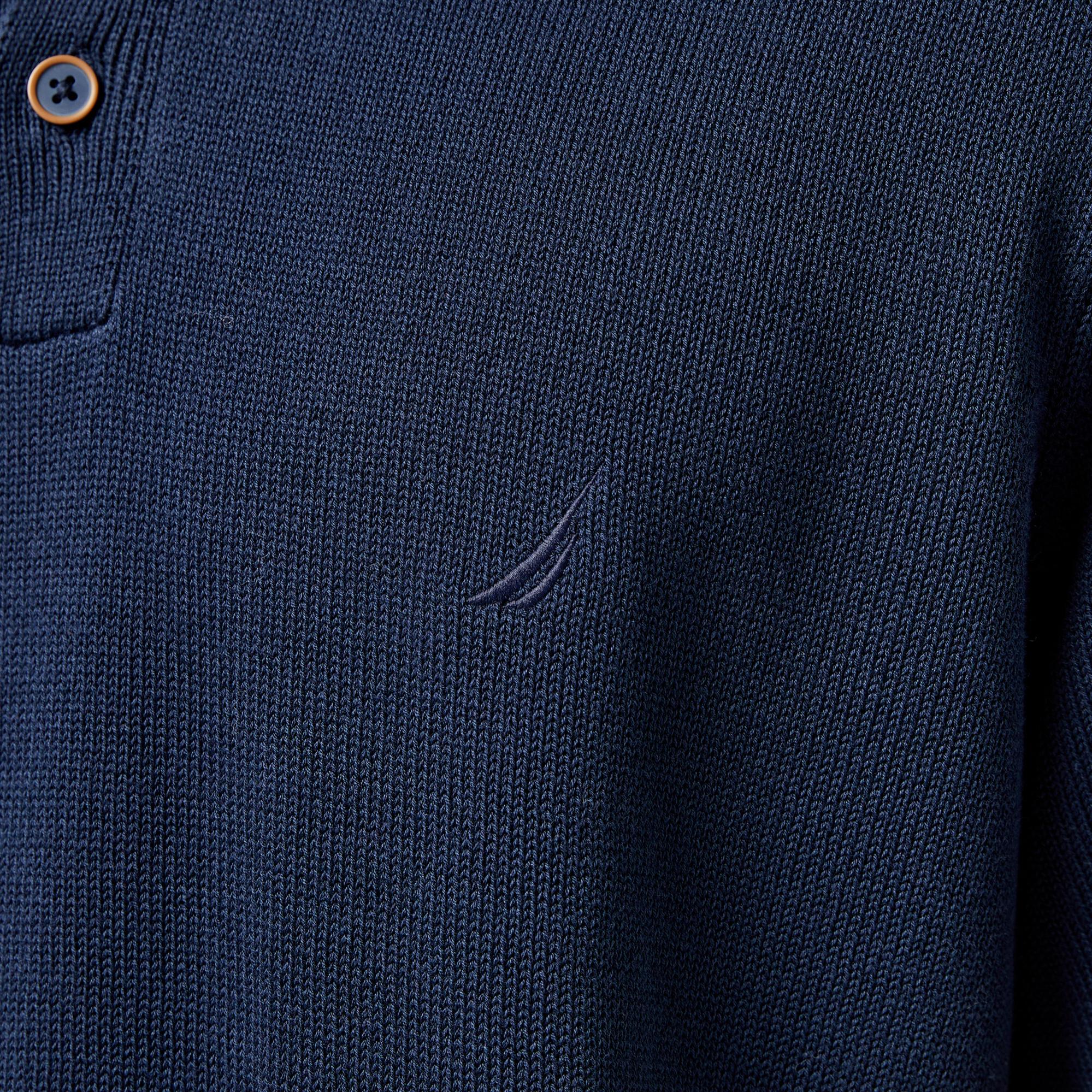 Nautica Erkek Lacivert Classic Fit Kısa Kollu Triko