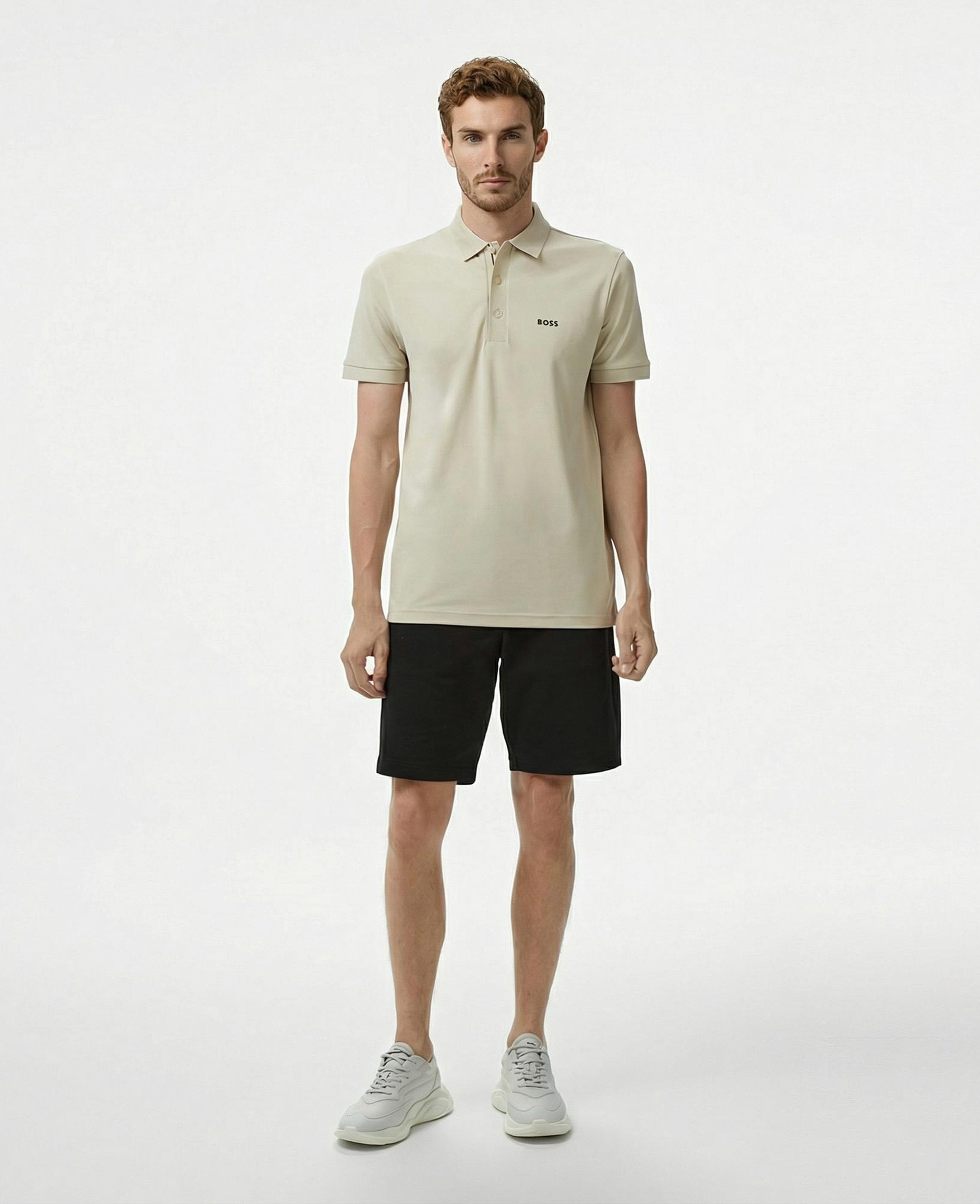 Boss Paule Erkek Bej Polo