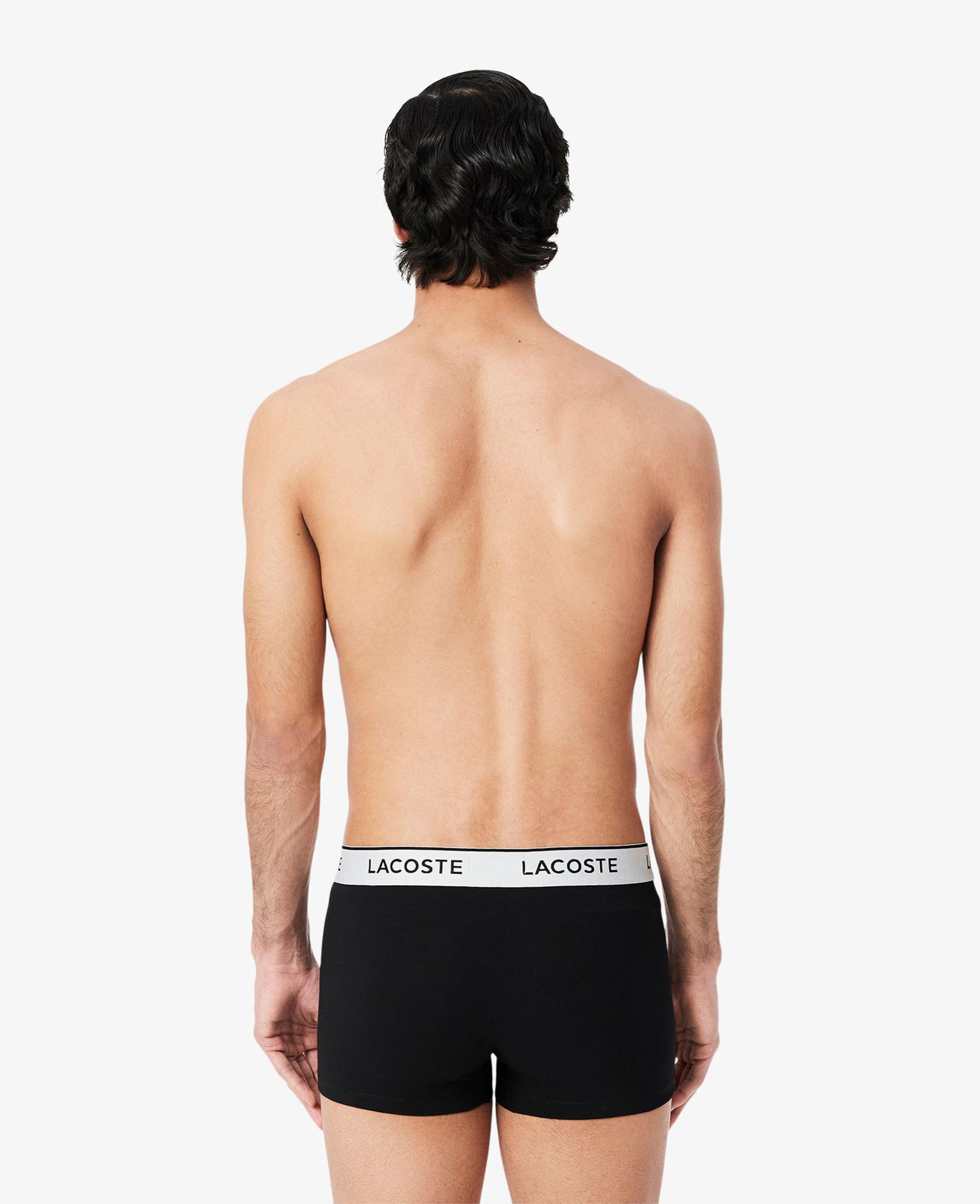 Lacoste Erkek 3'lü Siyah Boxer