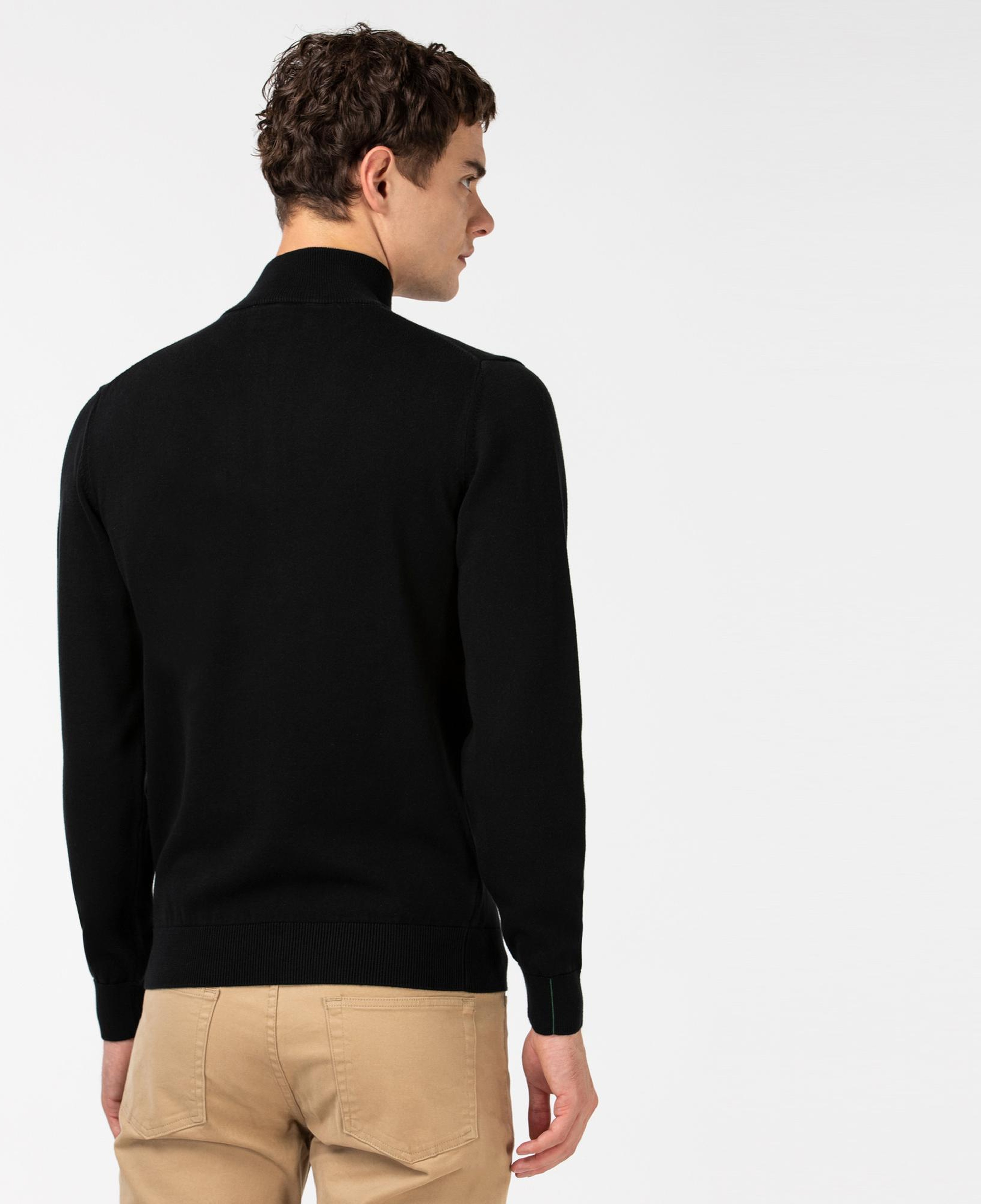 Lacoste Erkek Regular Fit Yarım Fermuarlı Lacivert Kazak