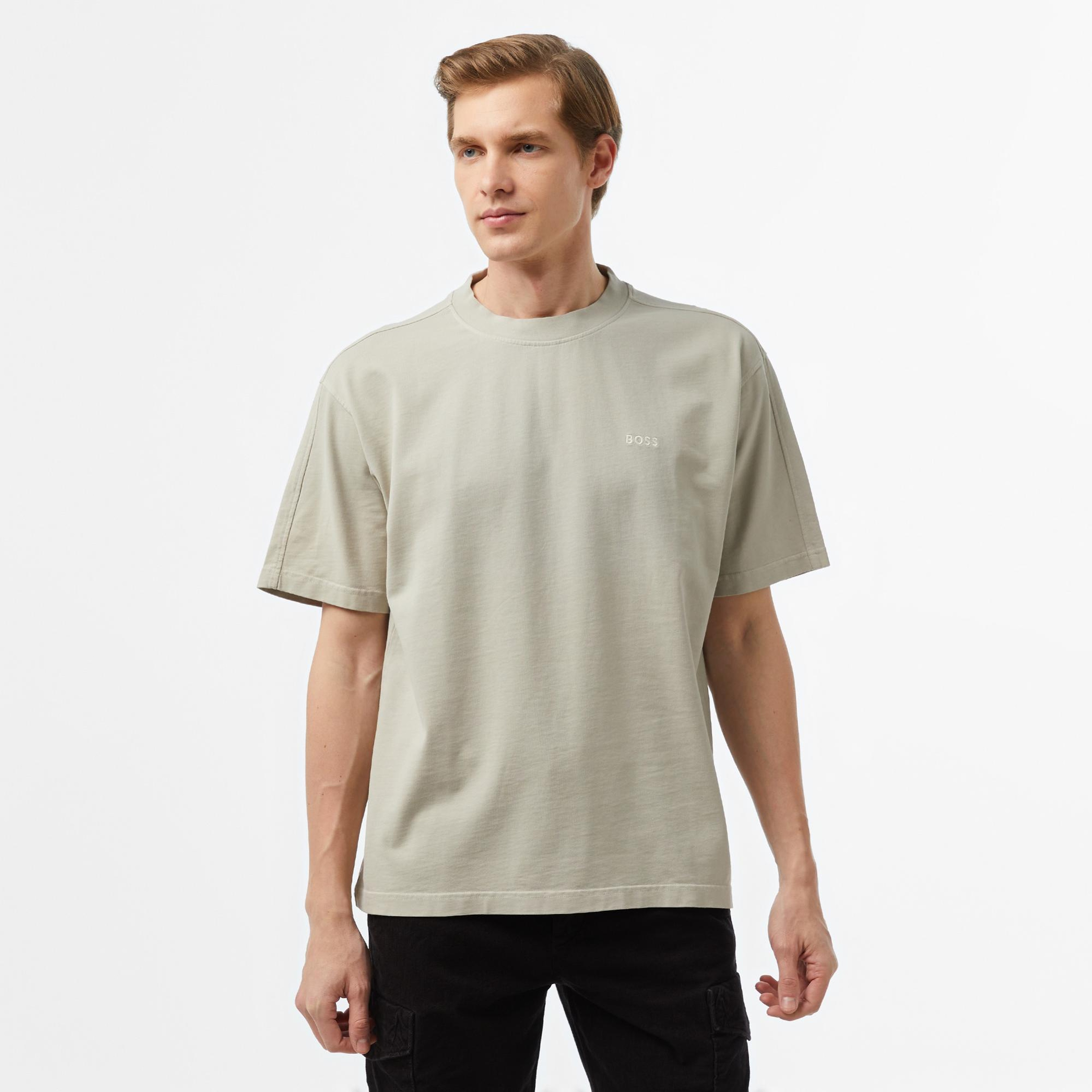 Boss Erkek Bej T-Shirt