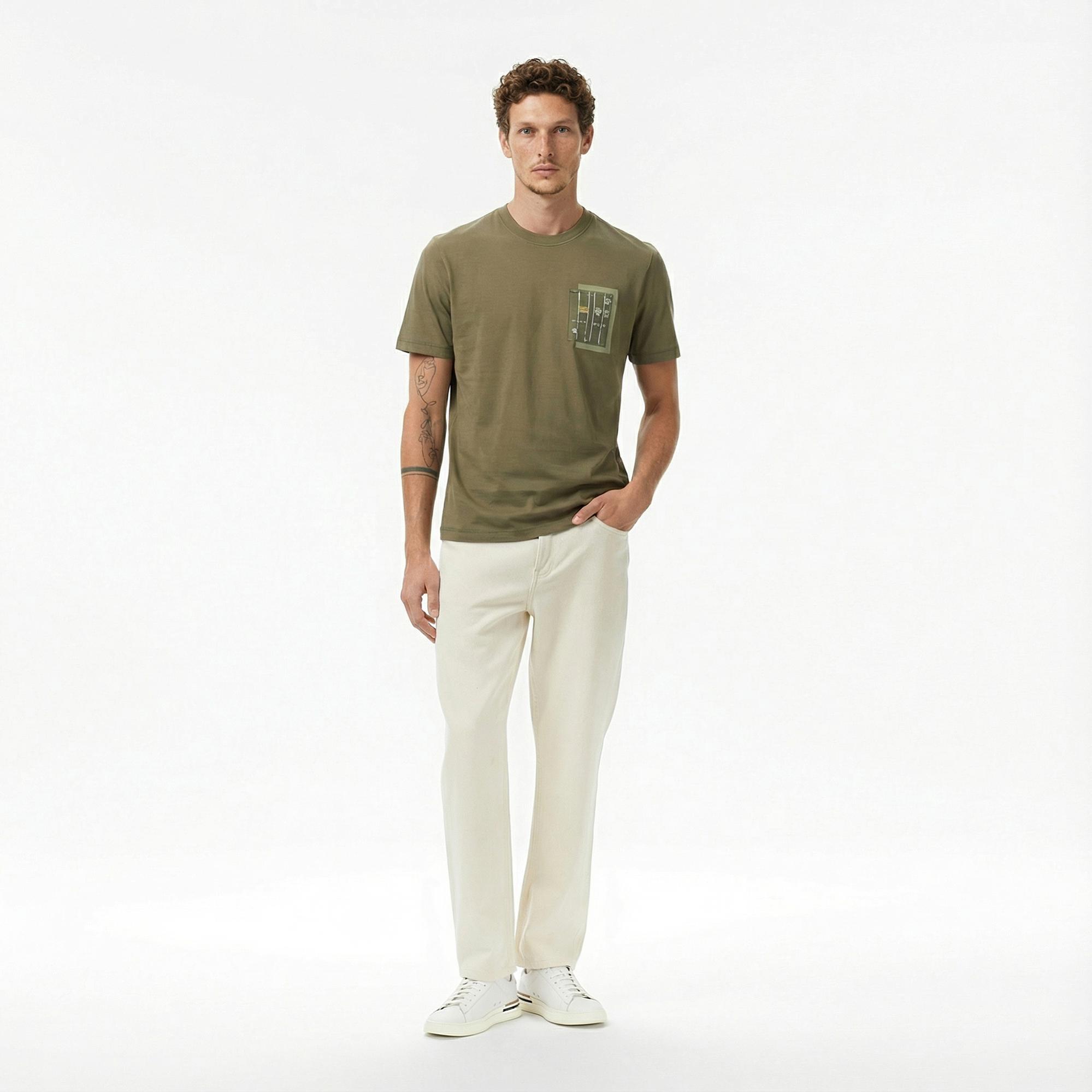 Boss Container Erkek Açık Yeşil T-Shirt