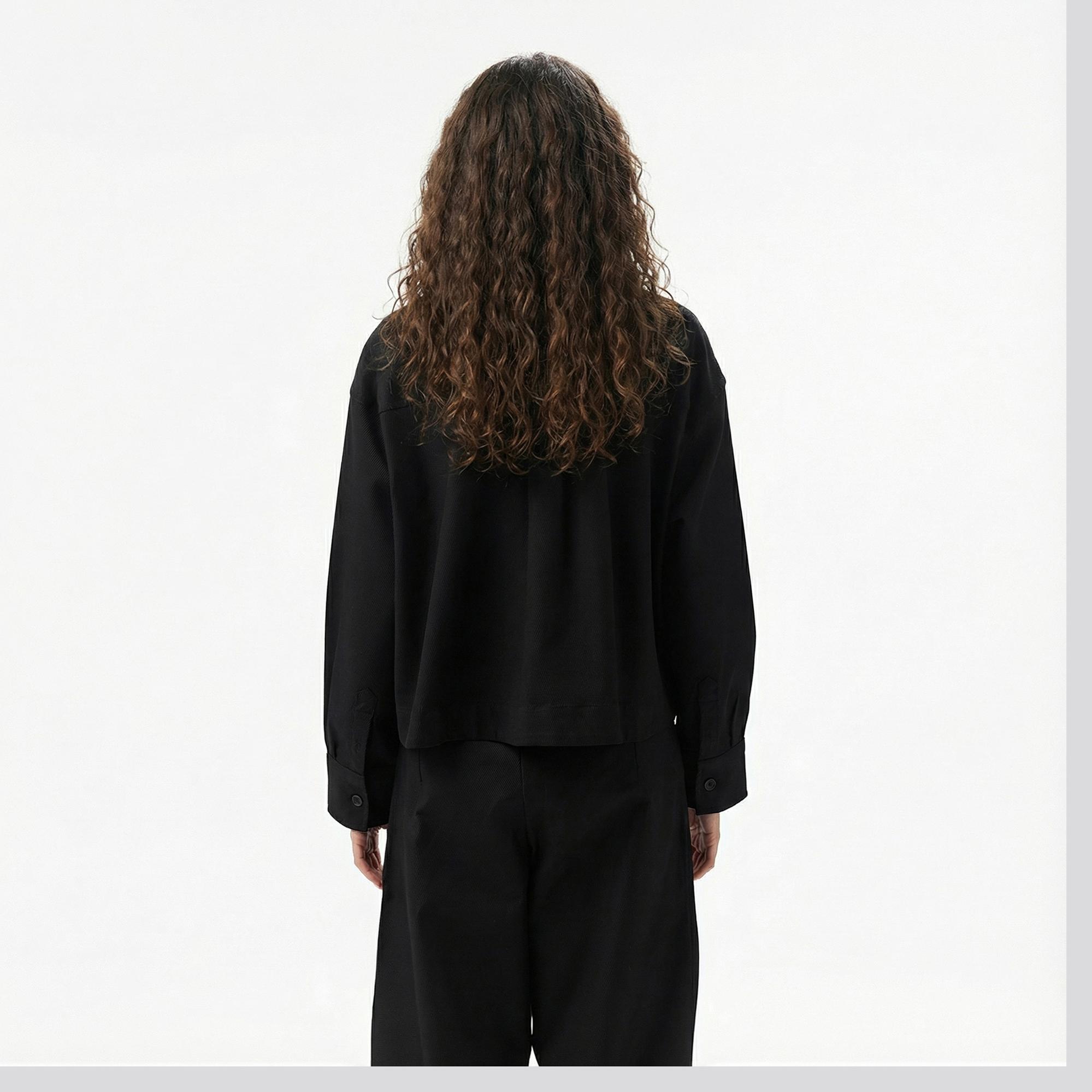 Lacoste Kadın Siyah Gömlek