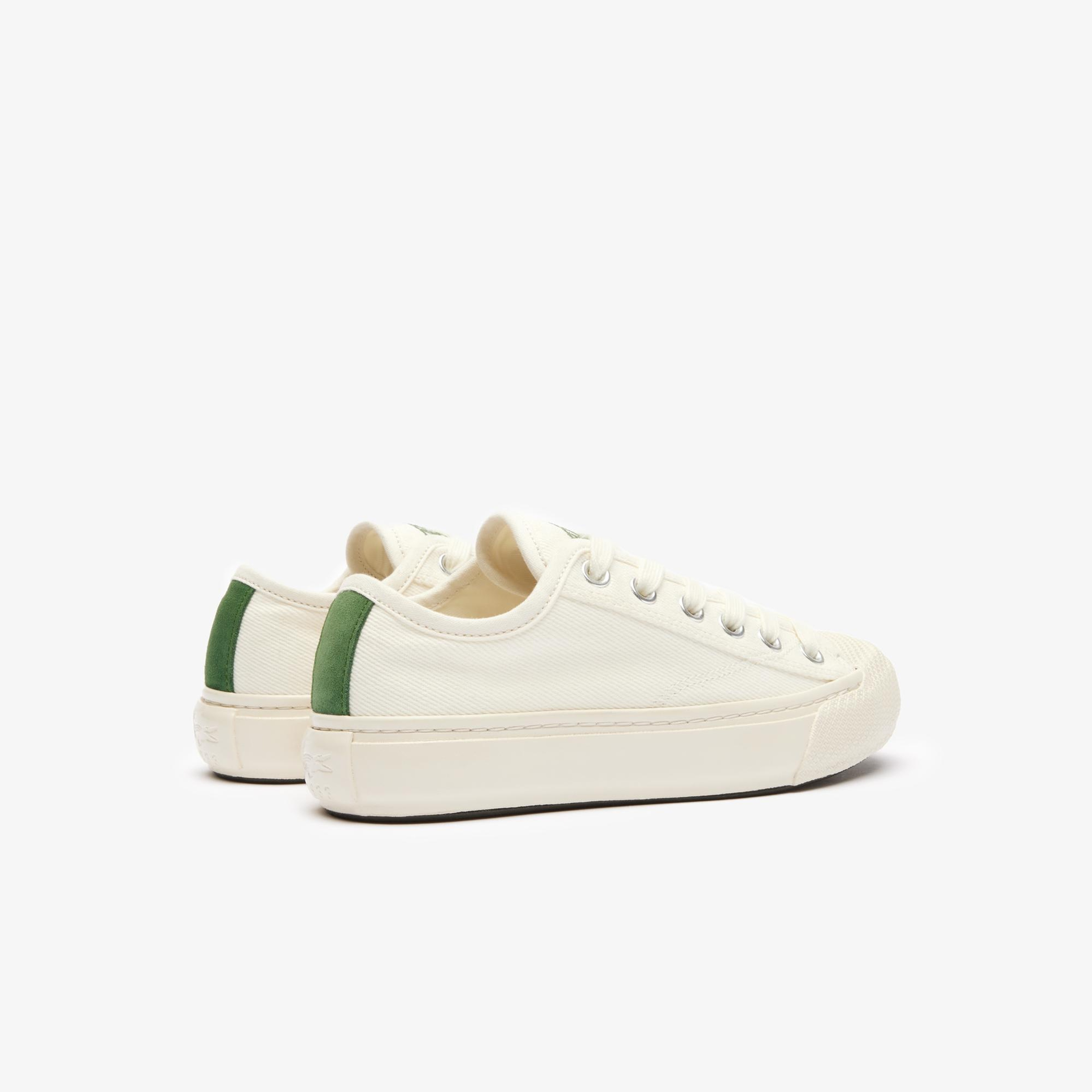 Lacoste Backcourt Kadın Krem Sneaker