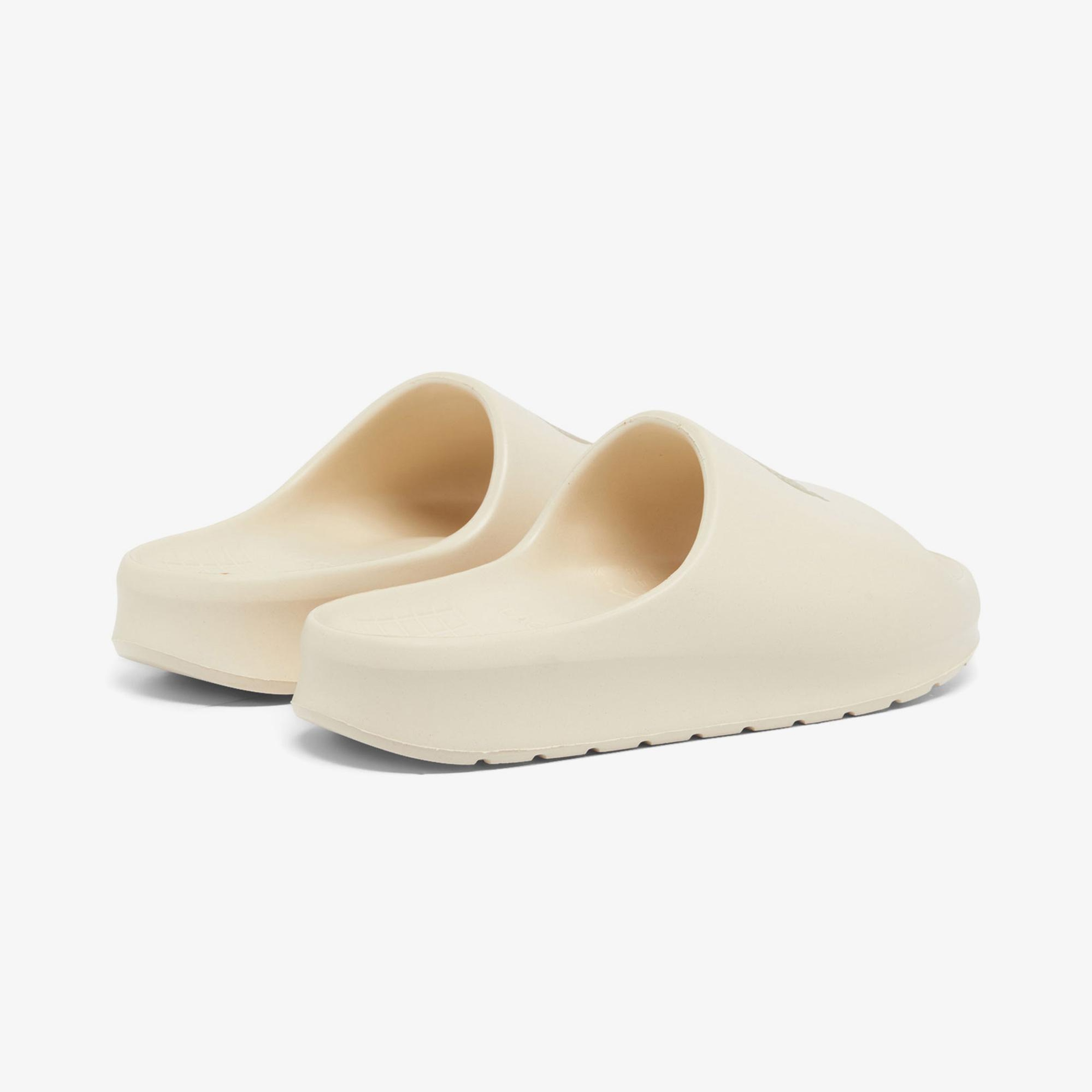 Lacoste Croco 2.0 Evo Kadın Krem Terlik