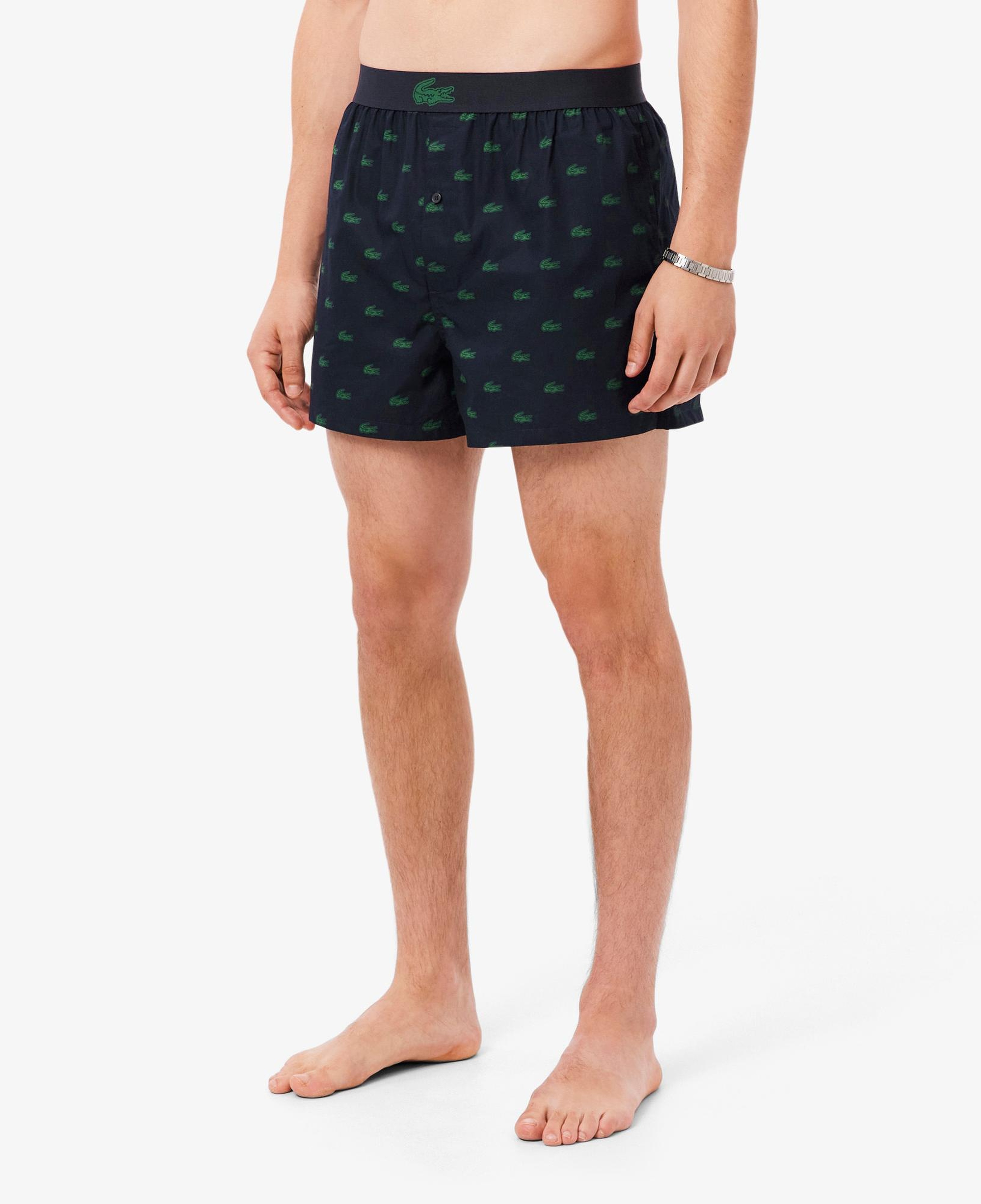 Lacoste Erkek 3'lü Koyu Renkli Boxer