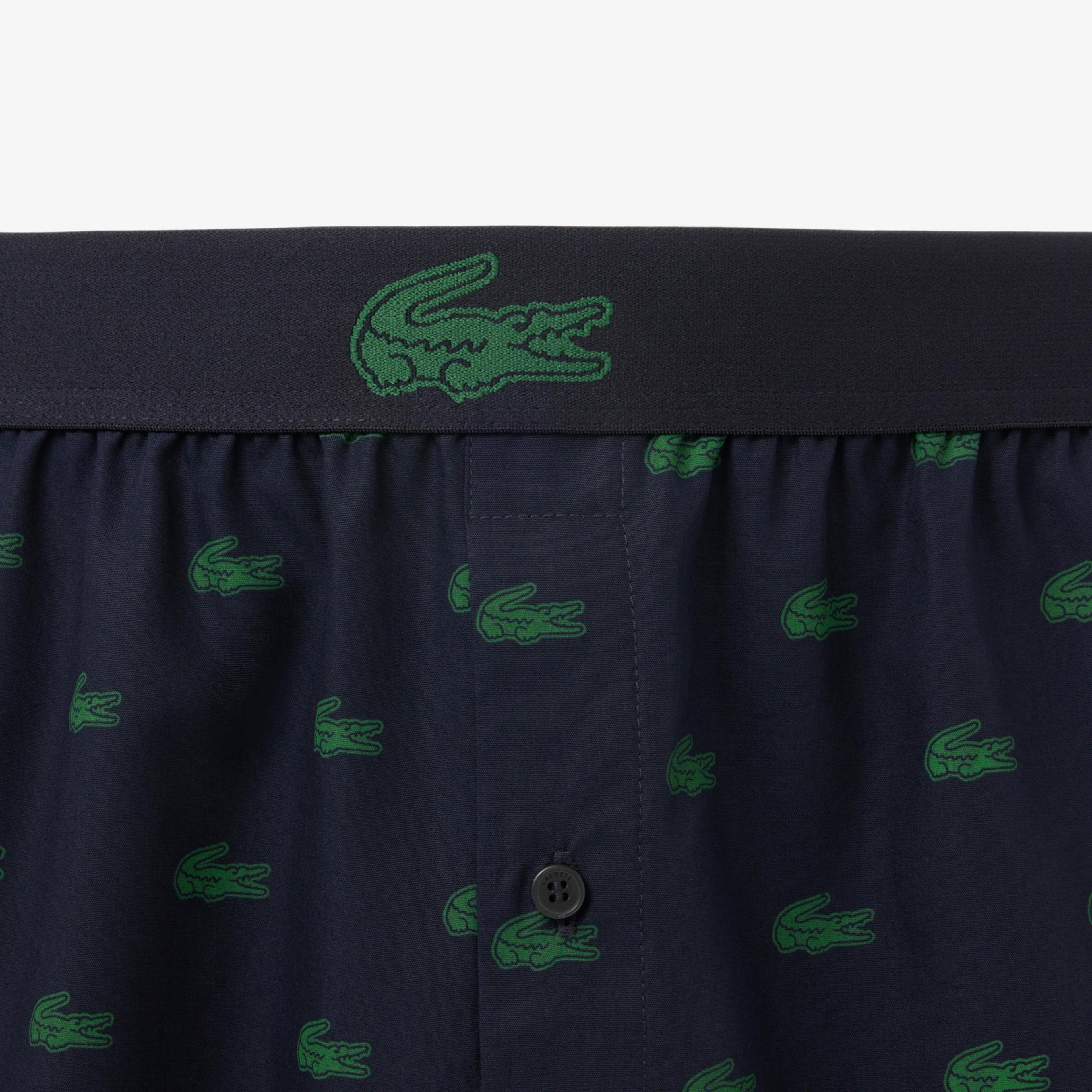 Lacoste Erkek 3'lü Koyu Renkli Boxer