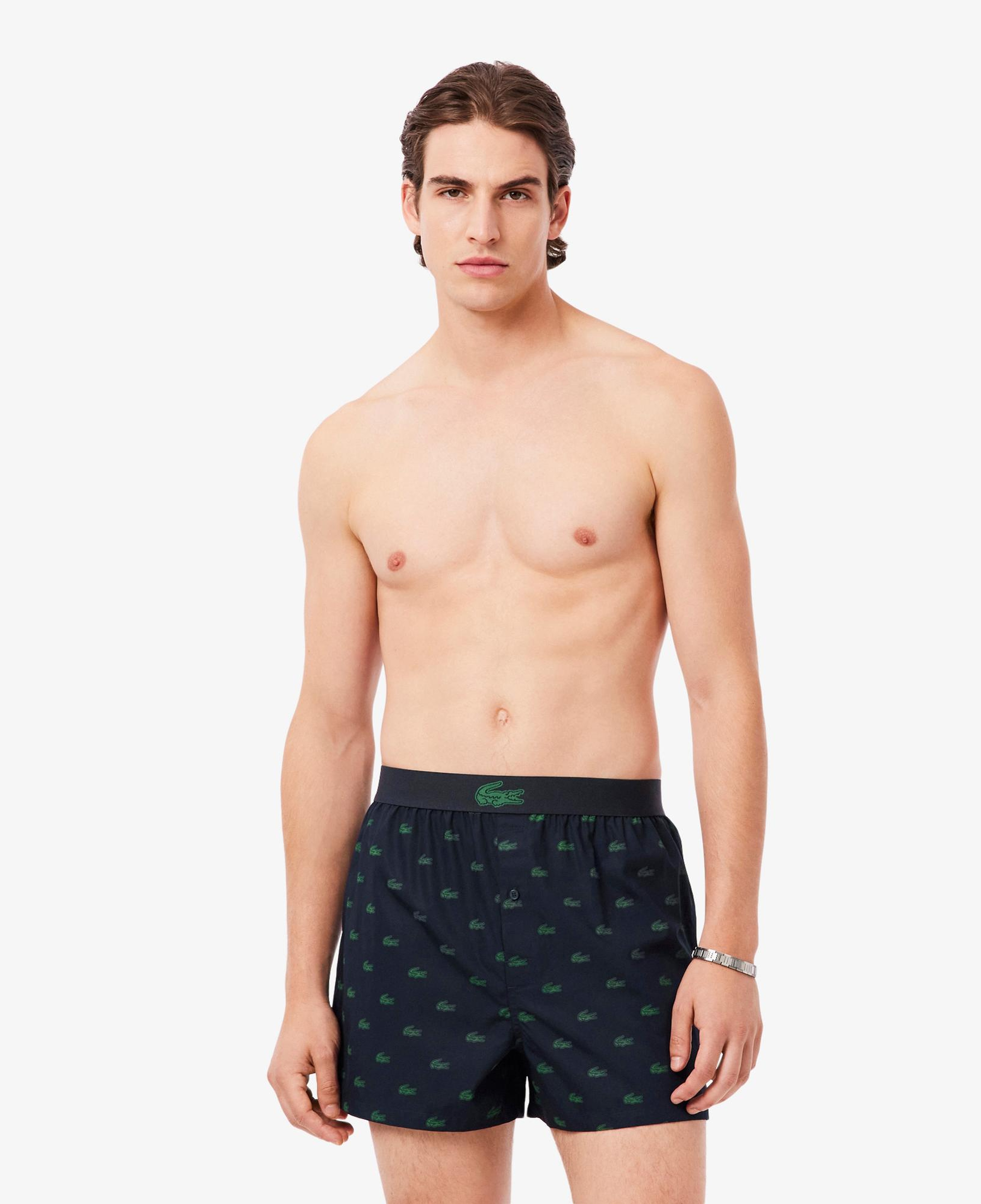 Lacoste Erkek 3'lü Koyu Renkli Boxer