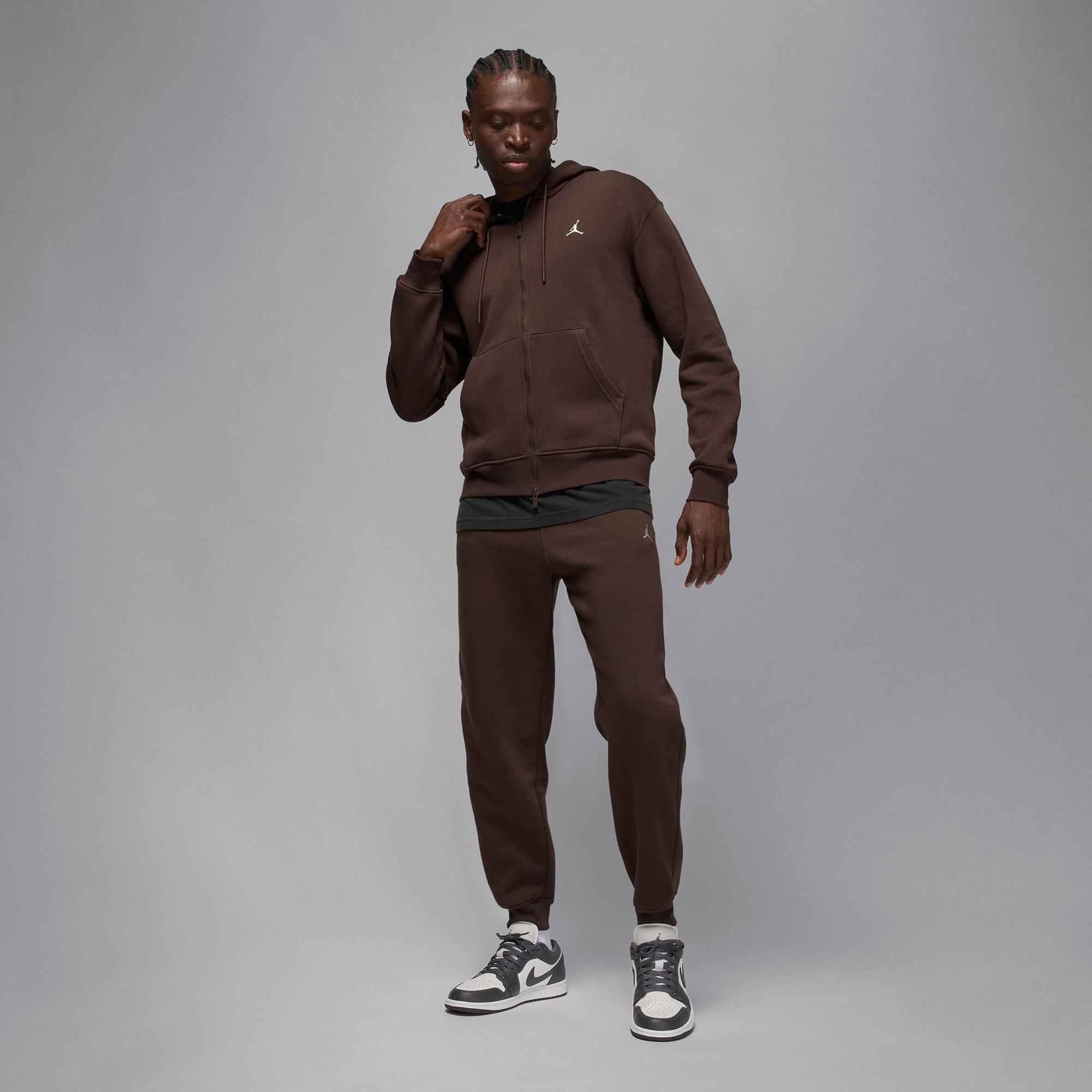 Jordan Brooklyn Fleece Erkek Kahverengi Kapüşonlu Sweatshirt