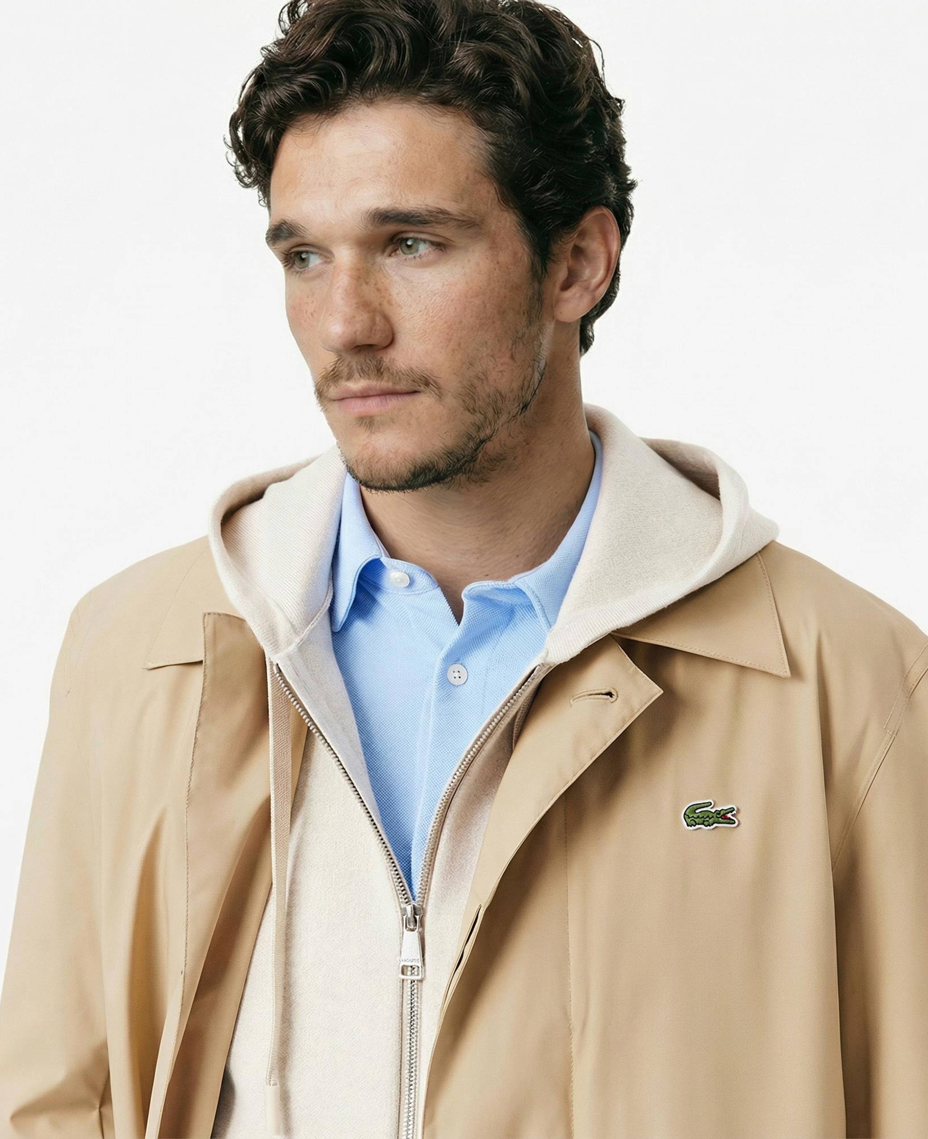 Lacoste Erkek Bej Trençkot